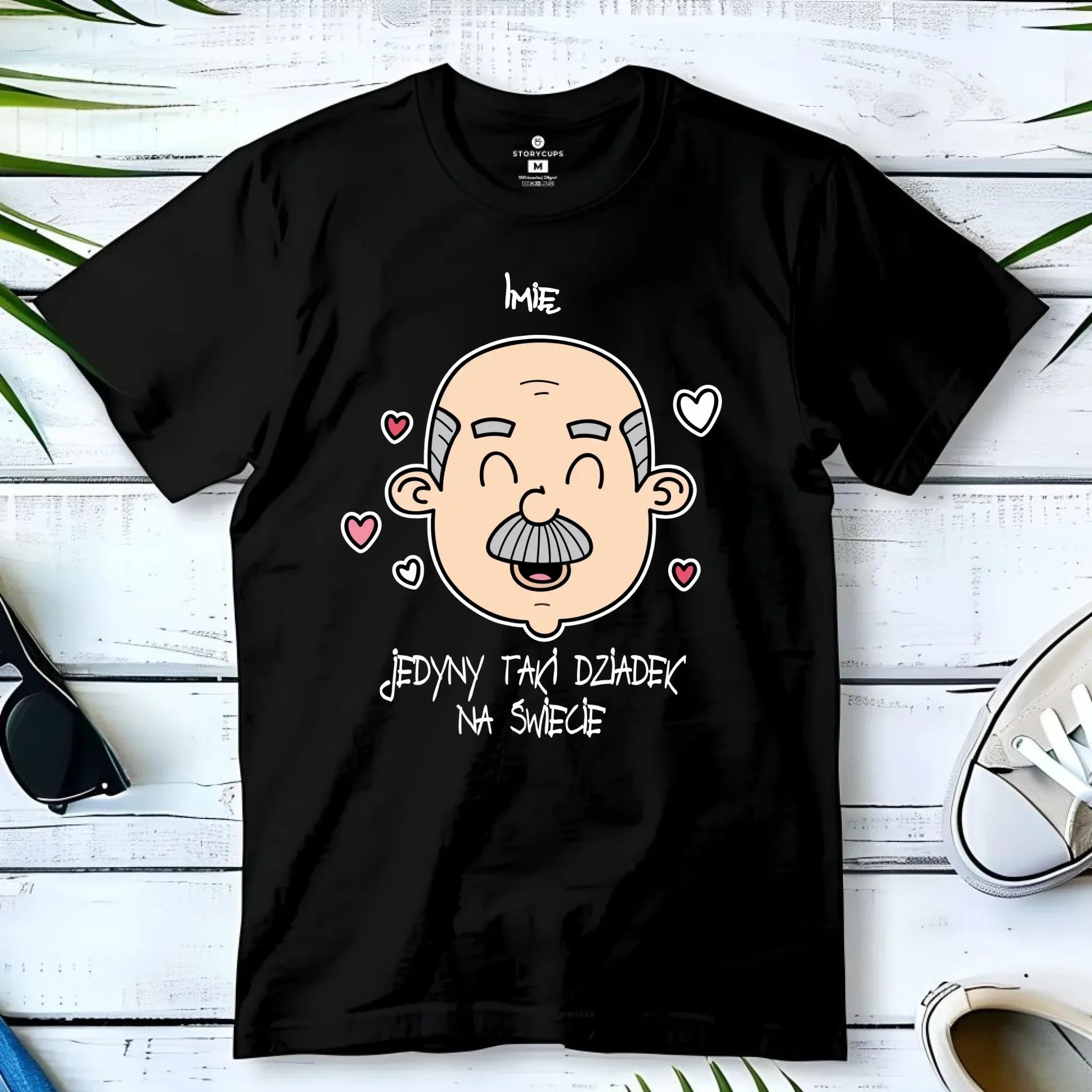Koszulka dla dziadka - Jedyny taki dziadek na świecie - personalizowana D15 - StoryCups.pl