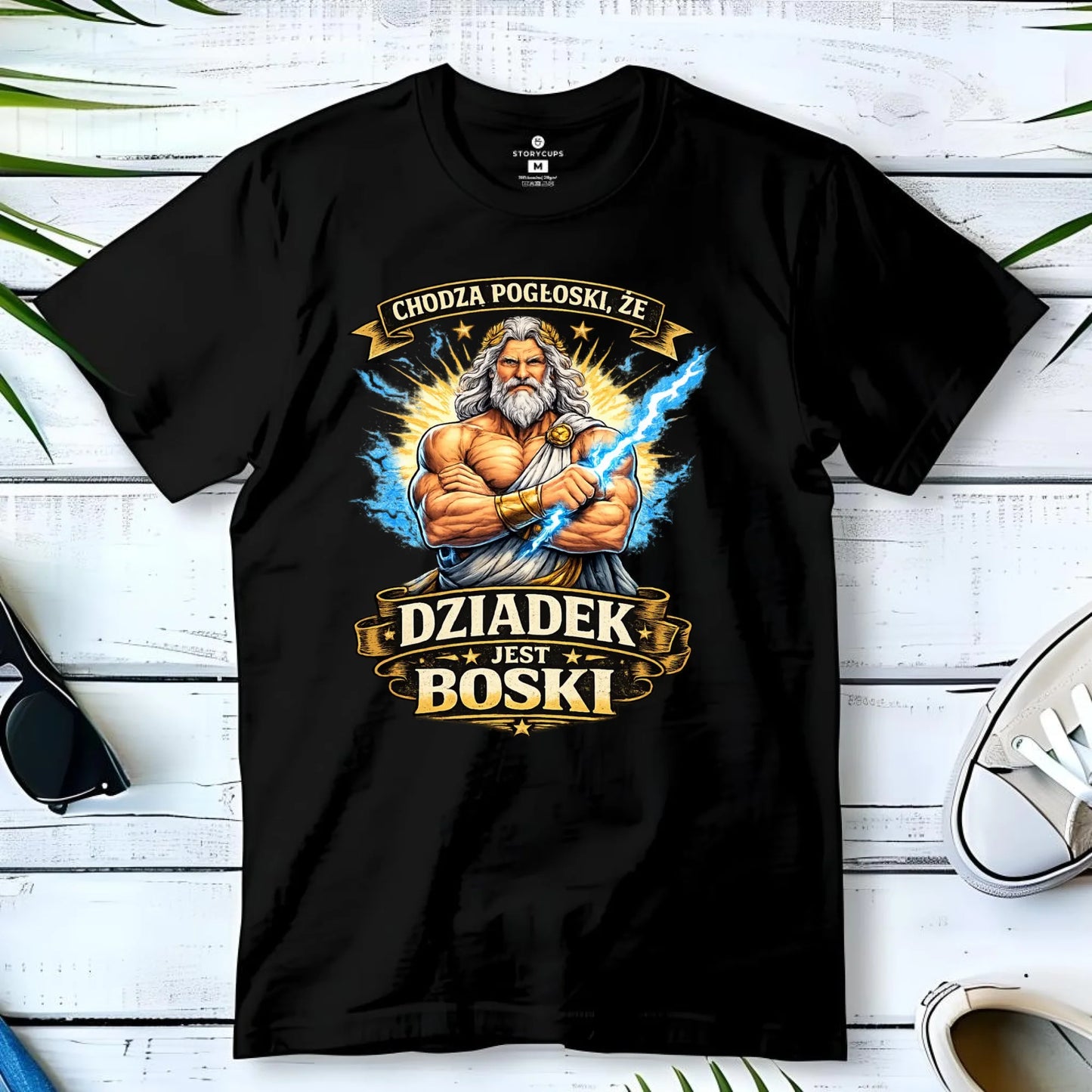 Koszulka dla dziadka - Chodzą pogłoski, że dziadek jest boski D16 - StoryCups.pl