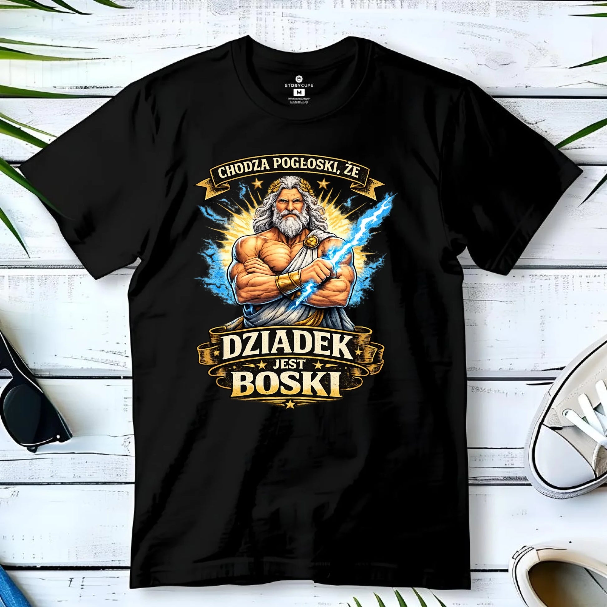 Koszulka dla dziadka - Chodzą pogłoski, że dziadek jest boski D16 - StoryCups.pl