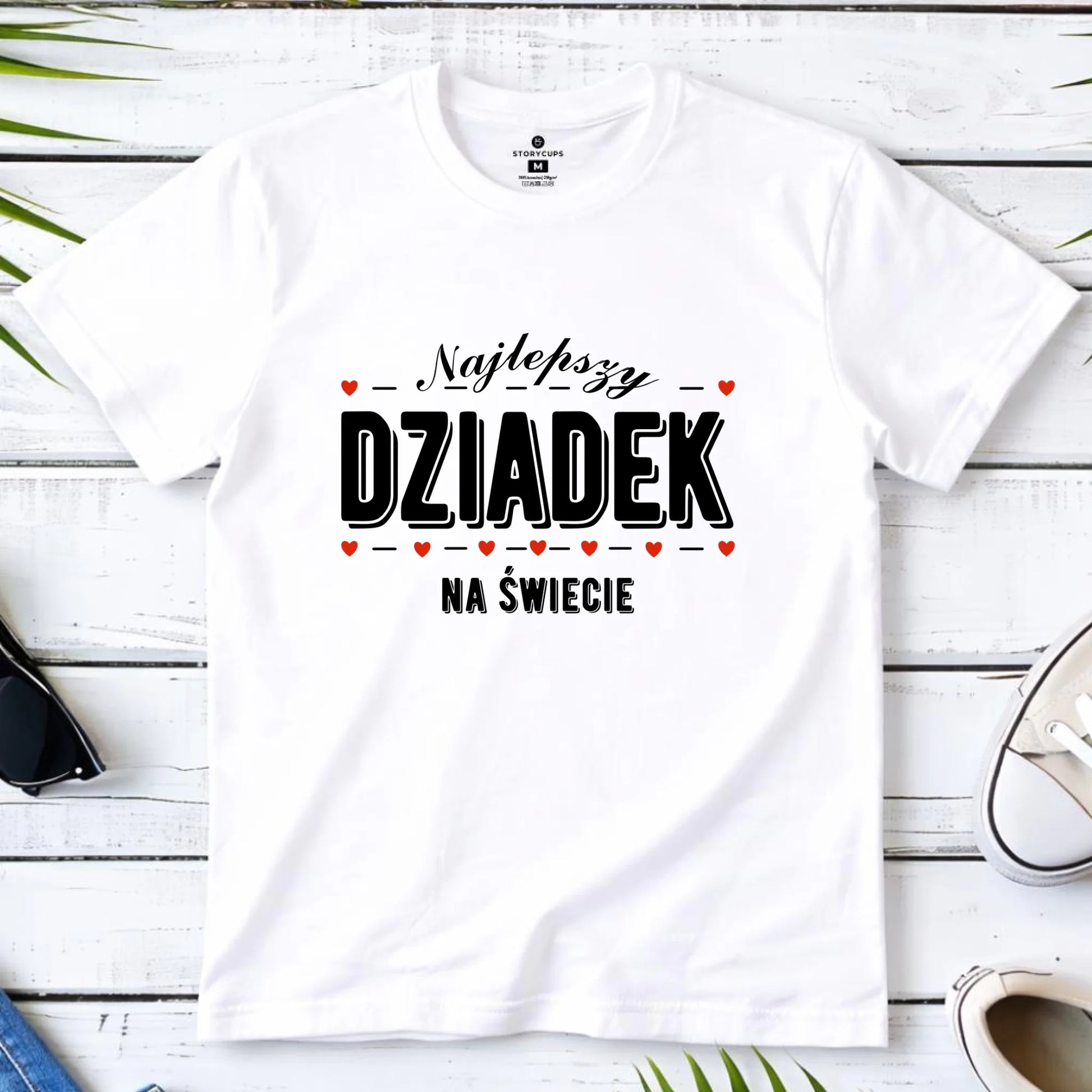 Koszulka dla dziadka - Najlepszy dziadek na świecie D23 - StoryCups.pl