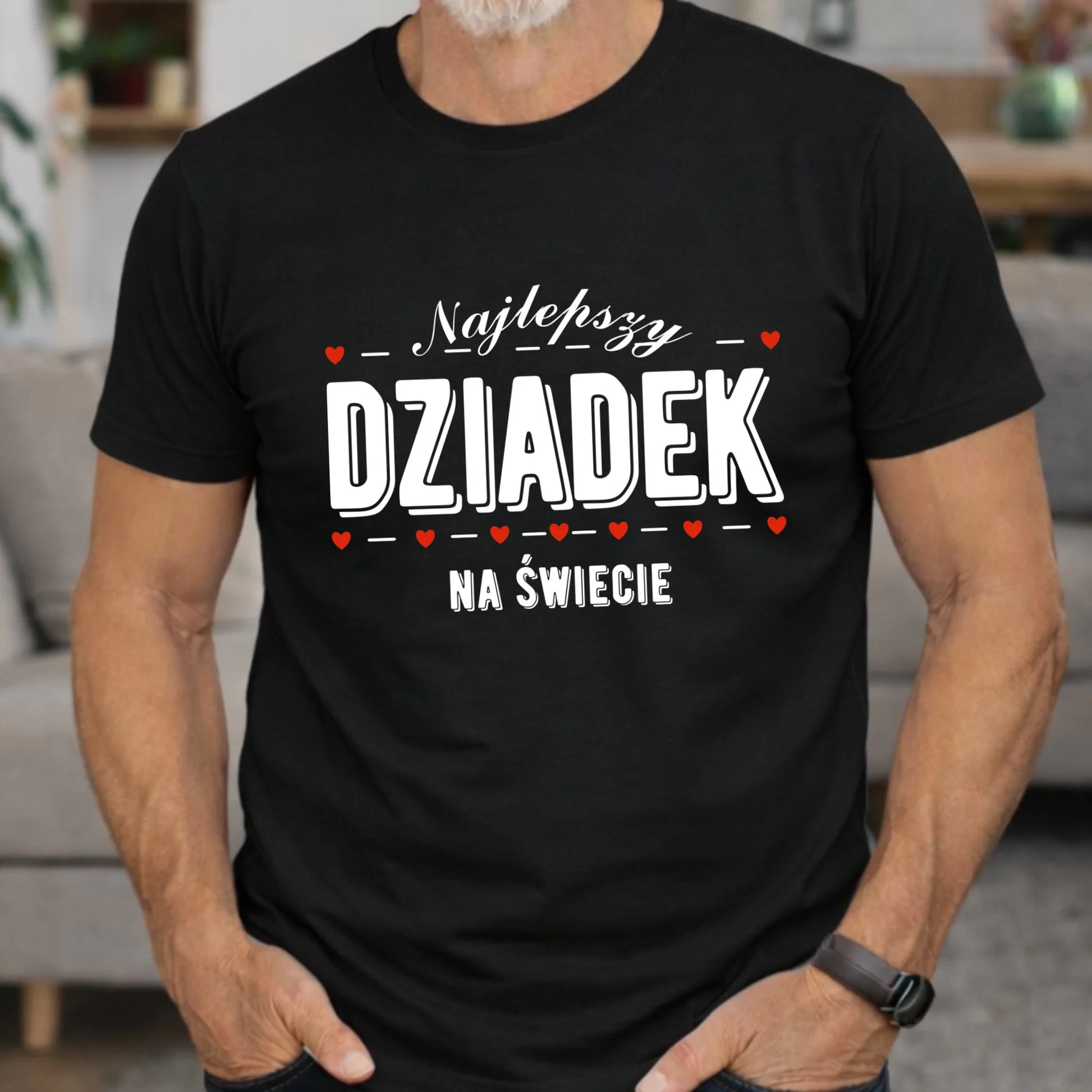 Koszulka dla dziadka - Najlepszy dziadek na świecie D23 - StoryCups.pl