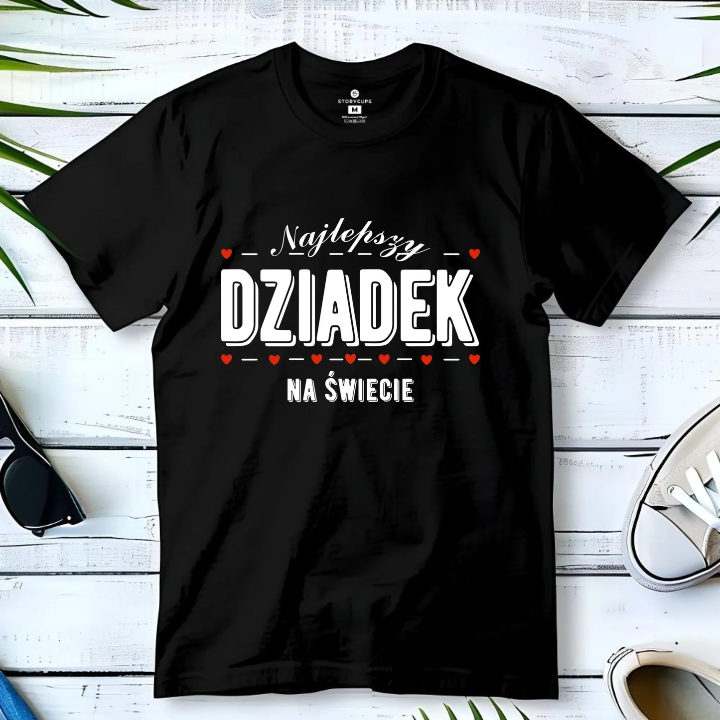 Koszulka dla dziadka - Najlepszy dziadek na świecie D23 - StoryCups.pl