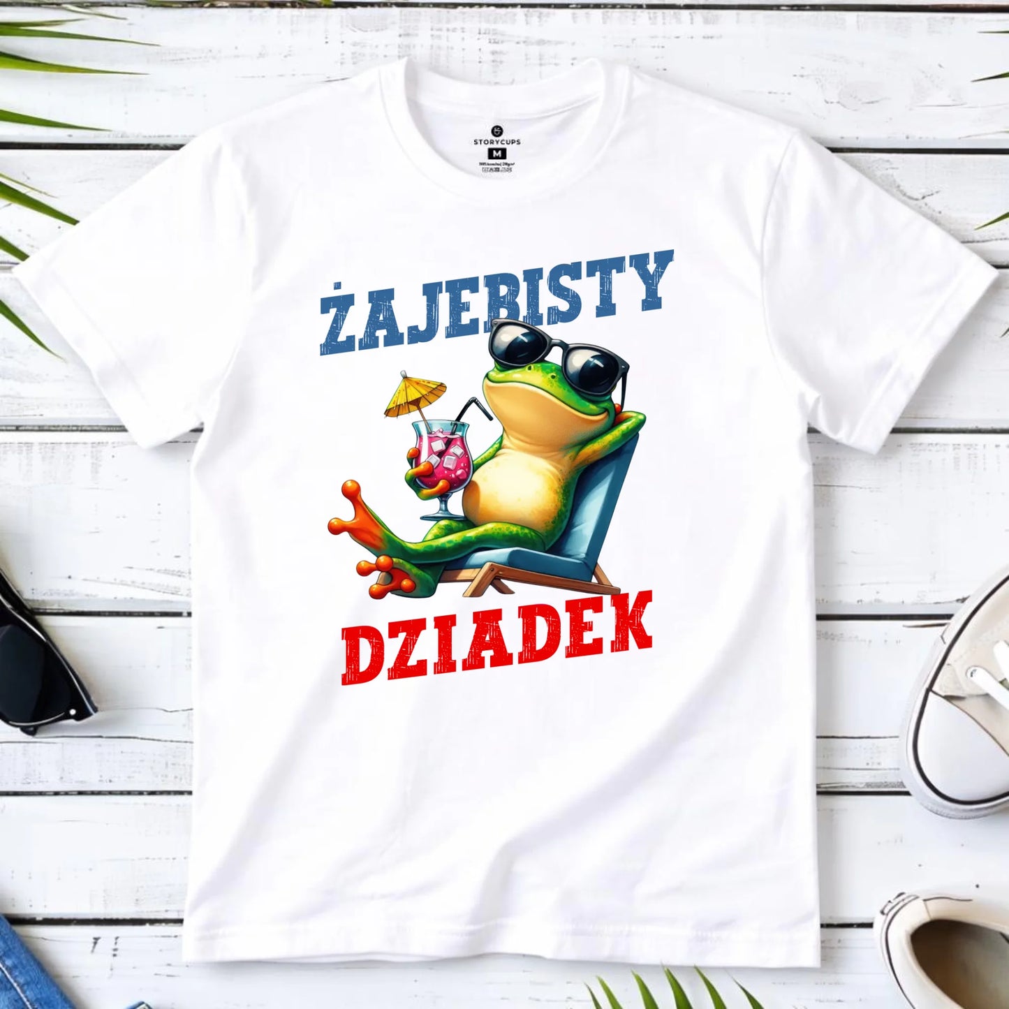Koszulka dla dziadka - Żajebisty dziadek D27 - StoryCups.pl
