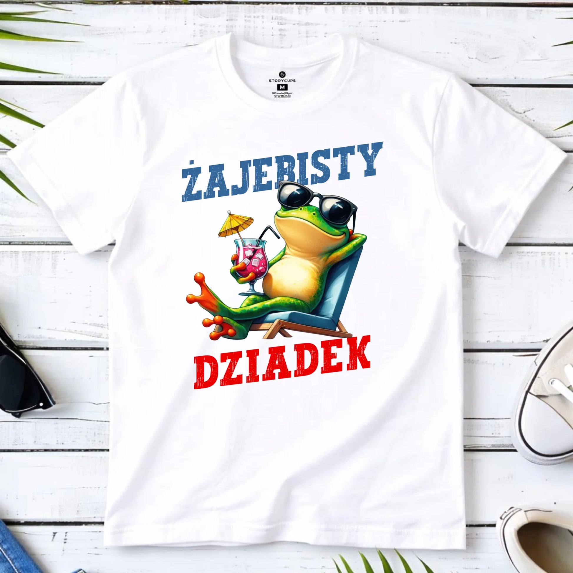 Koszulka dla dziadka - Żajebisty dziadek D27 - StoryCups.pl