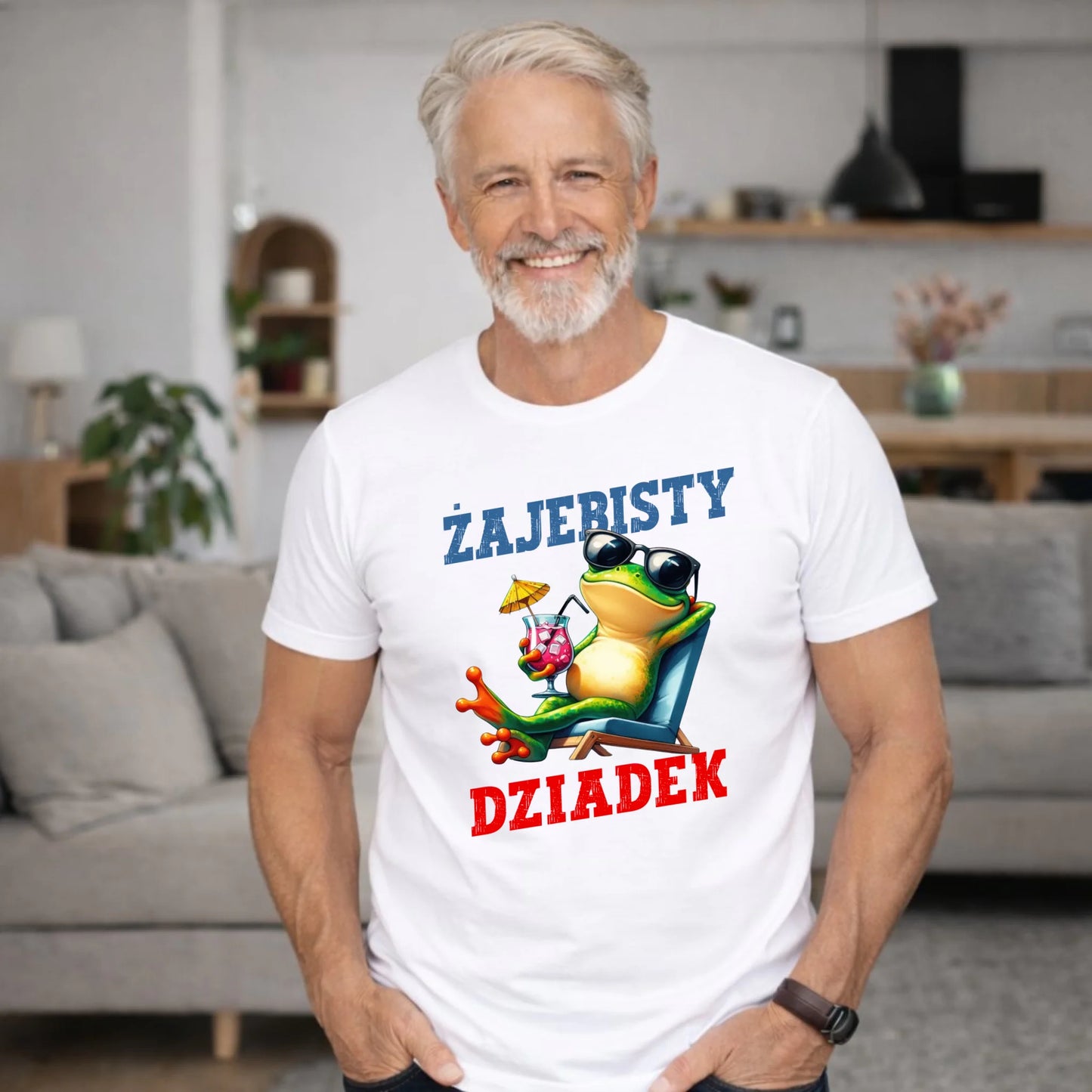 Koszulka dla dziadka - Żajebisty dziadek D27 - StoryCups.pl