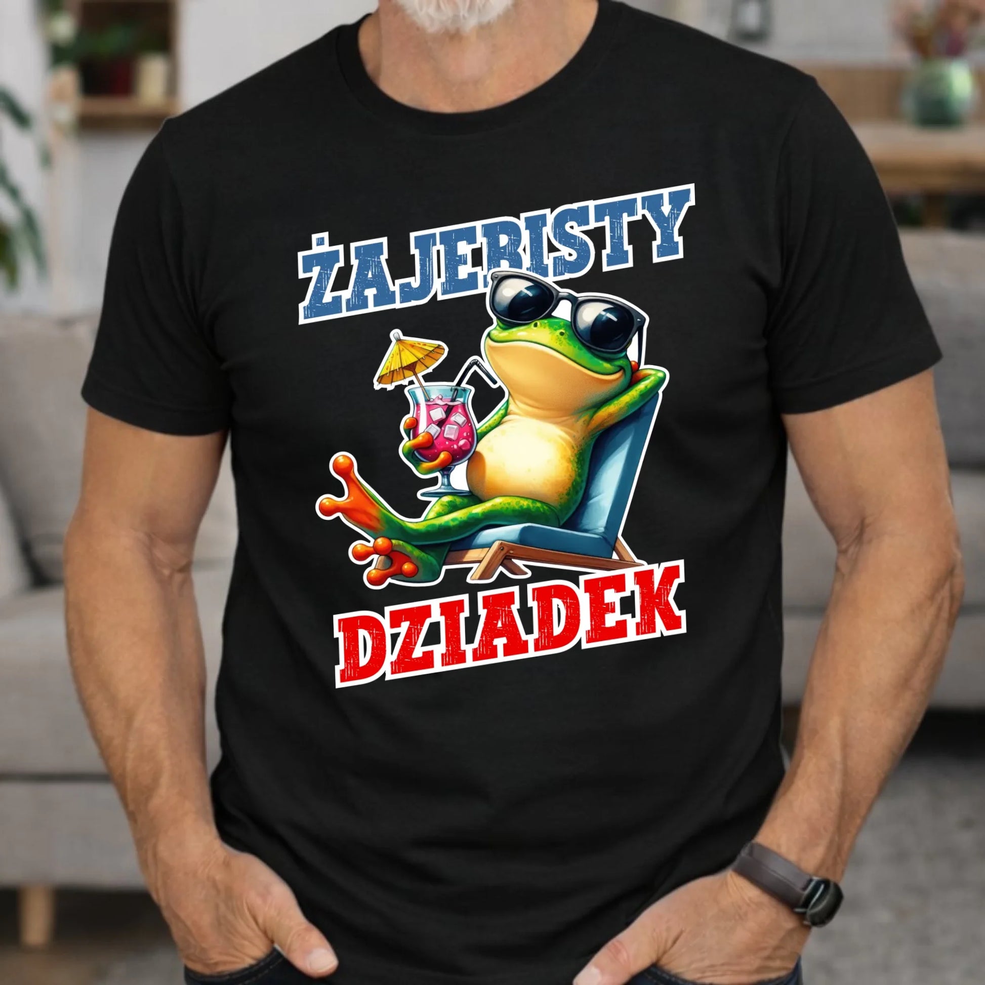 Koszulka dla dziadka - Żajebisty dziadek D27 - StoryCups.pl