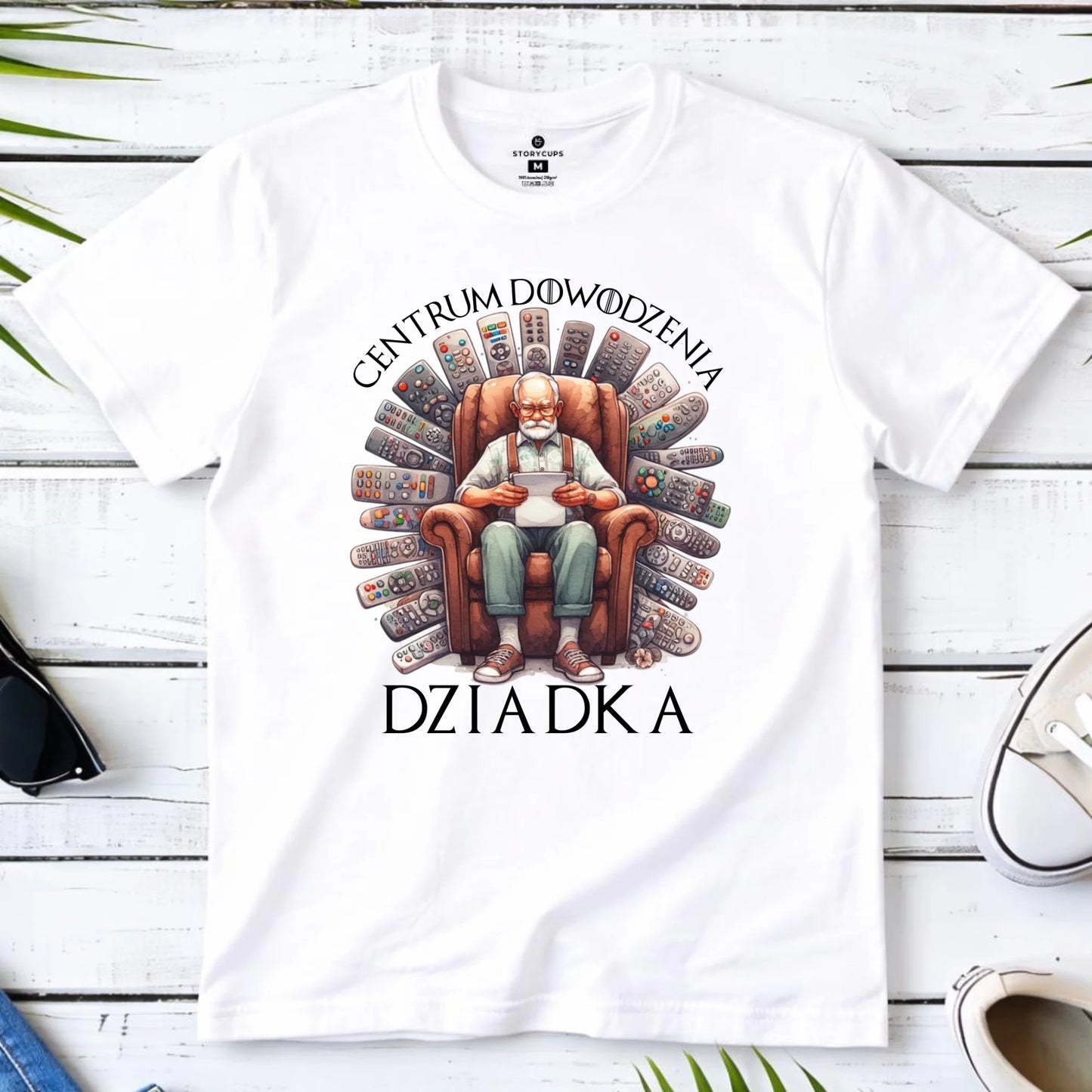 Koszulka dla dziadka - Centrum dowodzenia D28 - StoryCups.pl