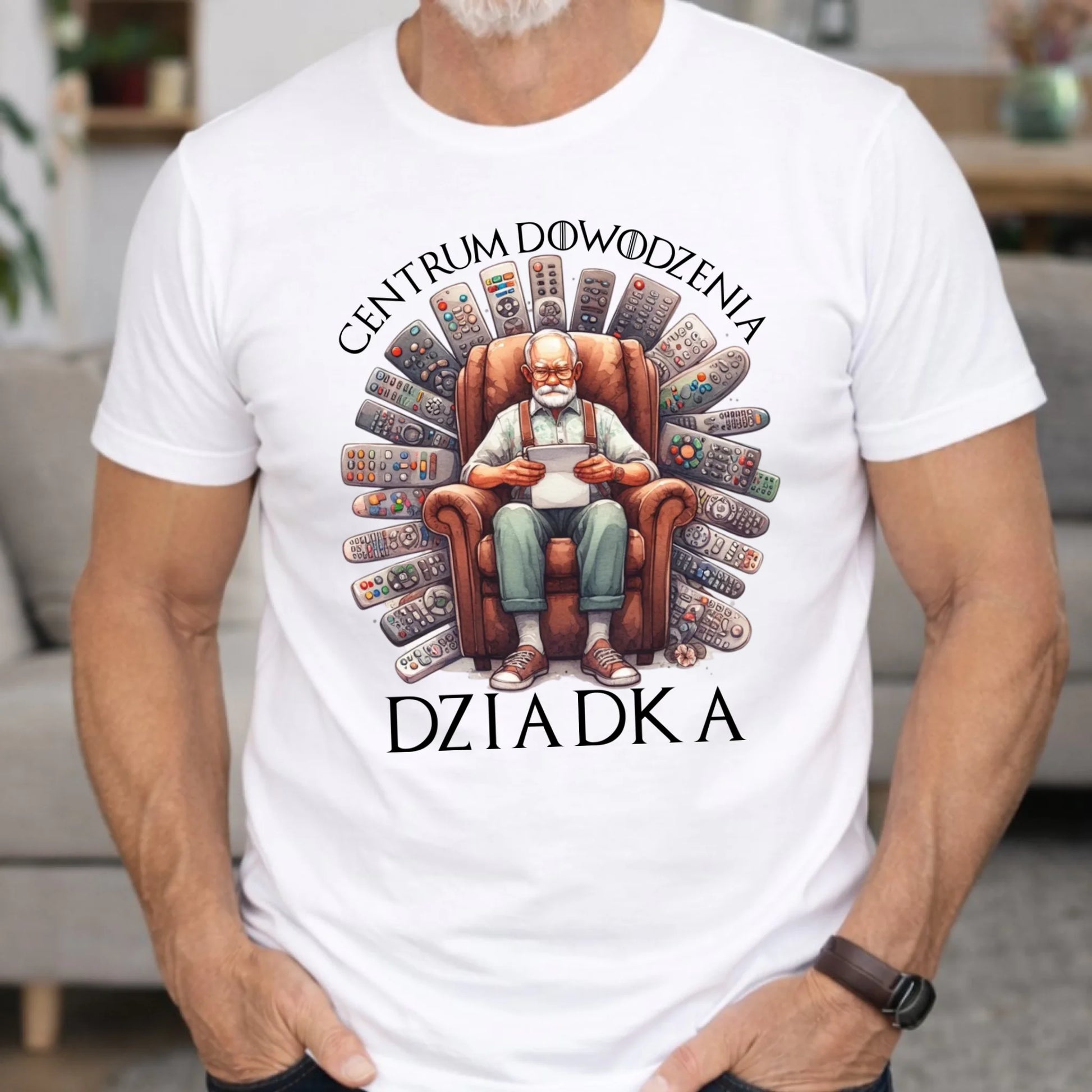 Koszulka dla dziadka - Centrum dowodzenia D28 - StoryCups.pl