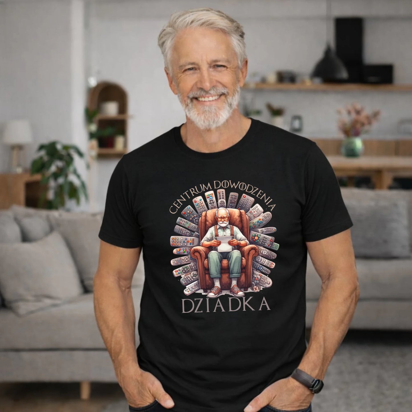 Koszulka dla dziadka - Centrum dowodzenia D28 - StoryCups.pl