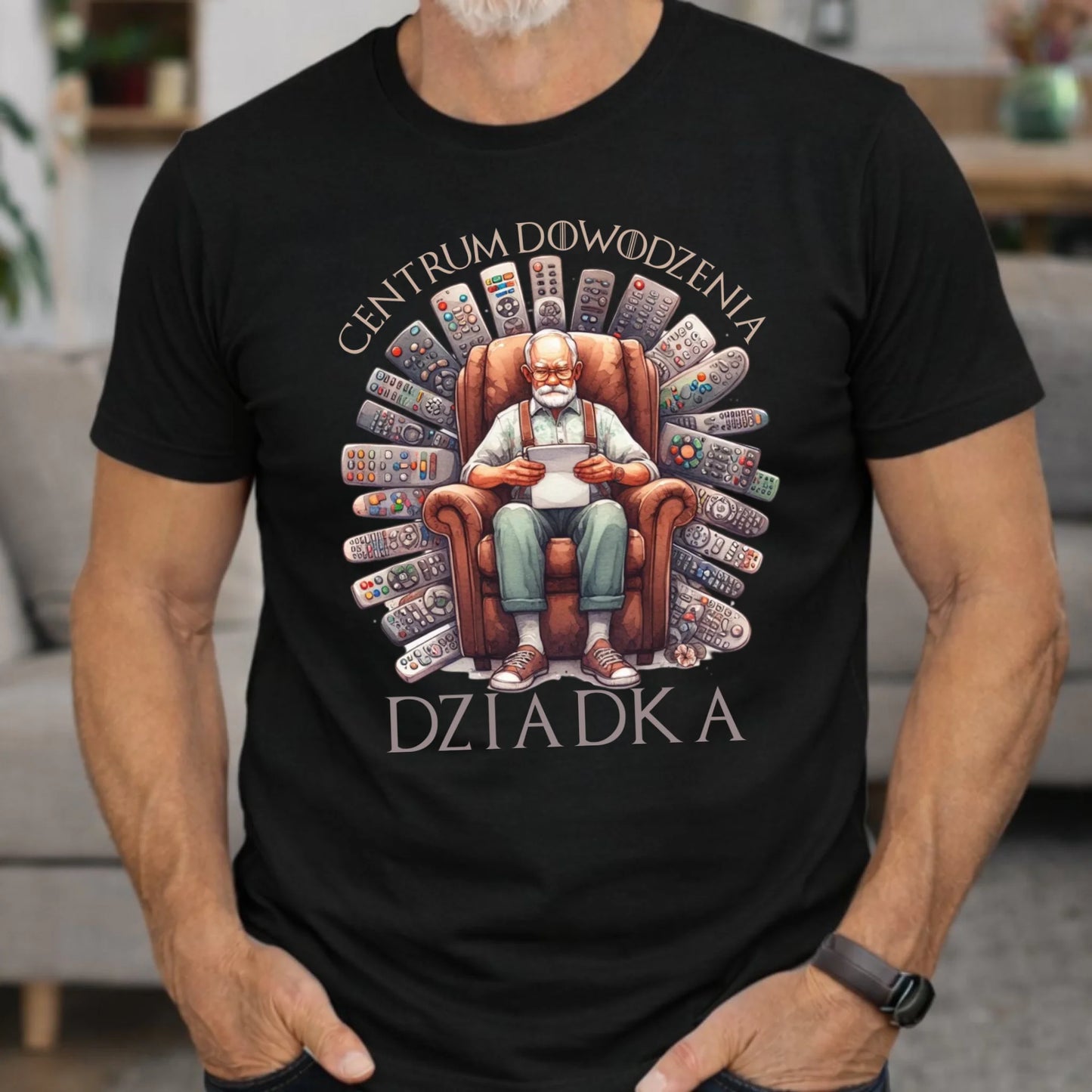 Koszulka dla dziadka - Centrum dowodzenia D28 - StoryCups.pl