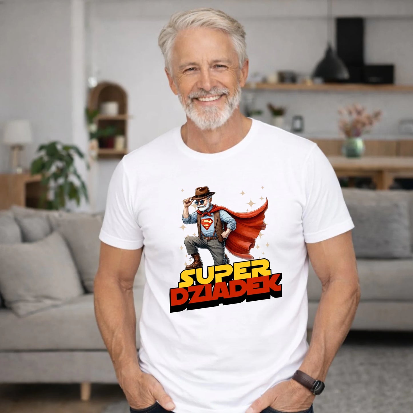 Koszulka dla dziadka - Super Dziadek D29 - StoryCups.pl
