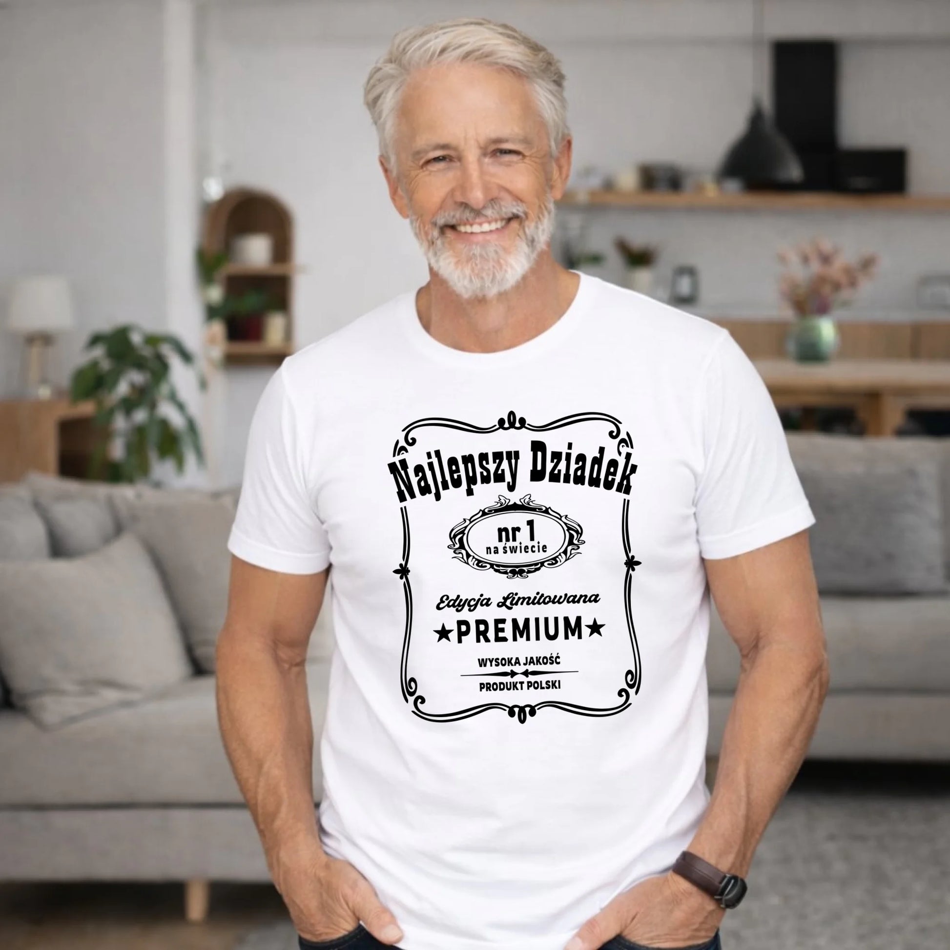 Koszulka dla dziadka - Najlepszy dziadek edycja limitowana D30 - StoryCups.pl