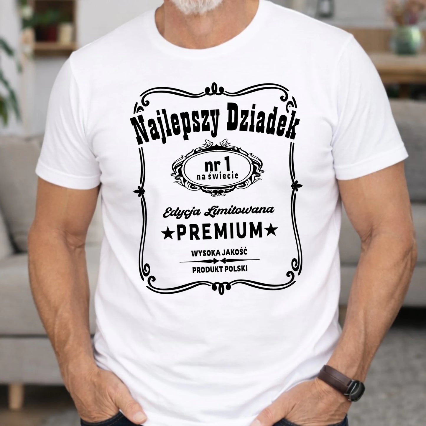 Koszulka dla dziadka - Najlepszy dziadek edycja limitowana D30 - StoryCups.pl