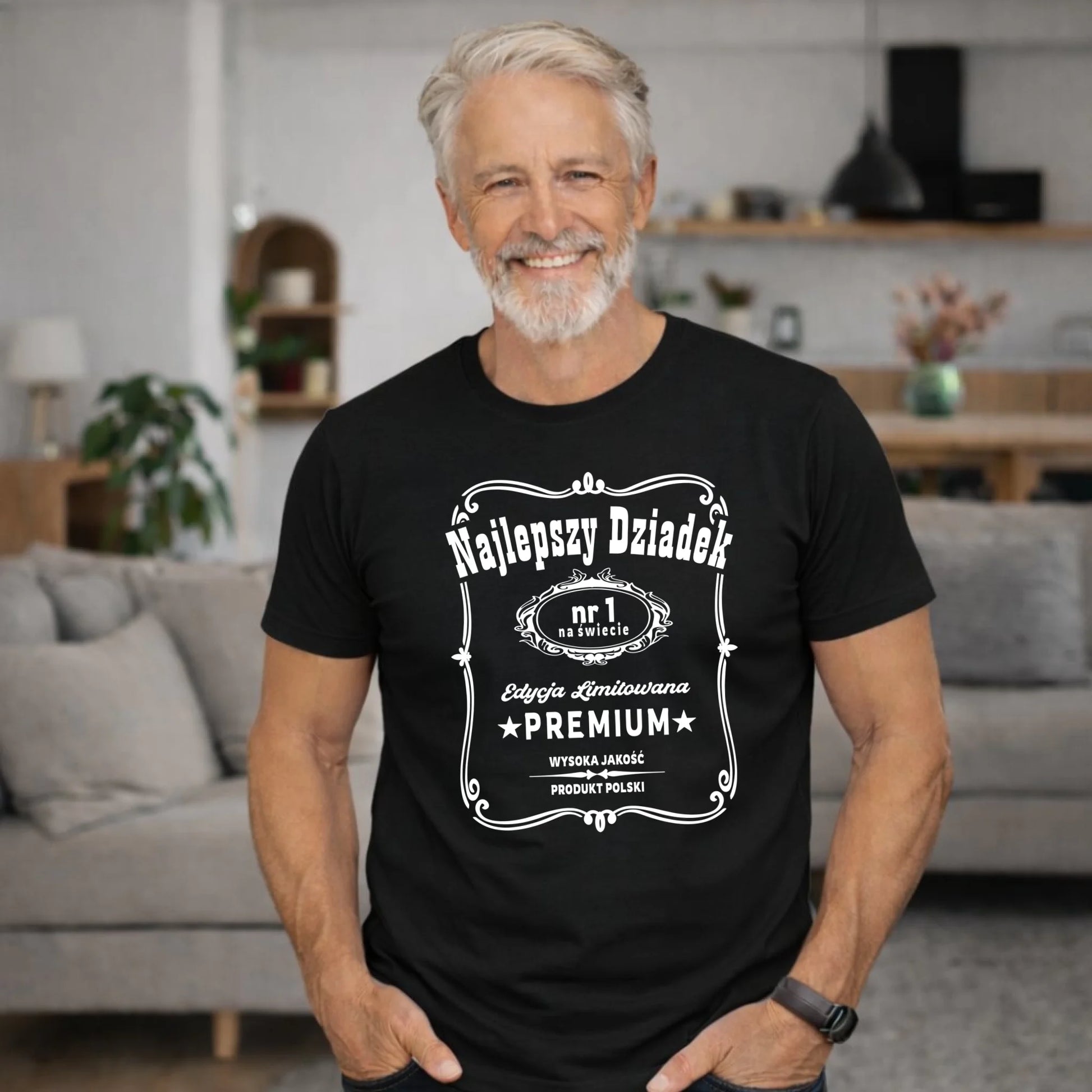 Koszulka dla dziadka - Najlepszy dziadek edycja limitowana D30 - StoryCups.pl