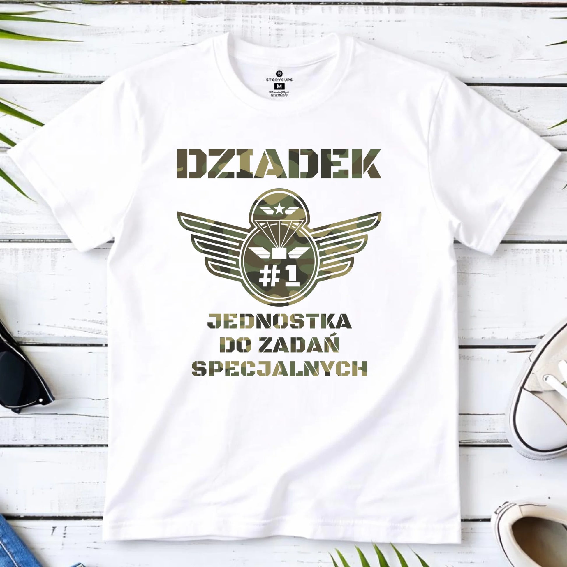 Koszulka dla dziadka - Dziadek jednostka do zadań specjalnych D31 - StoryCups.pl