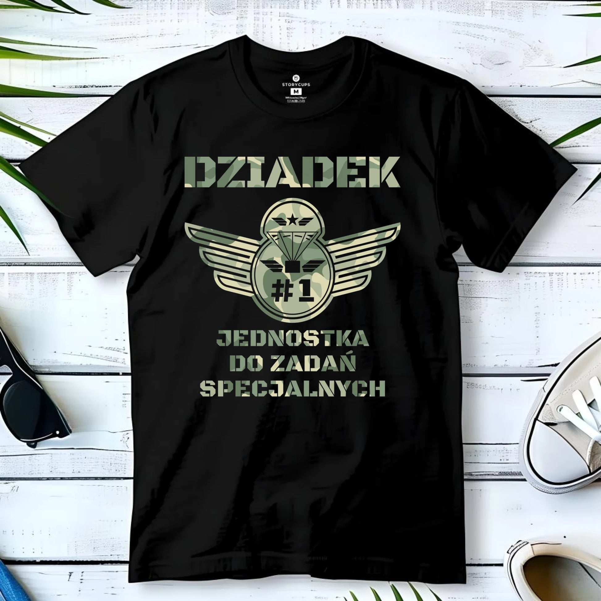 Koszulka dla dziadka - Dziadek jednostka do zadań specjalnych D31 - StoryCups.pl