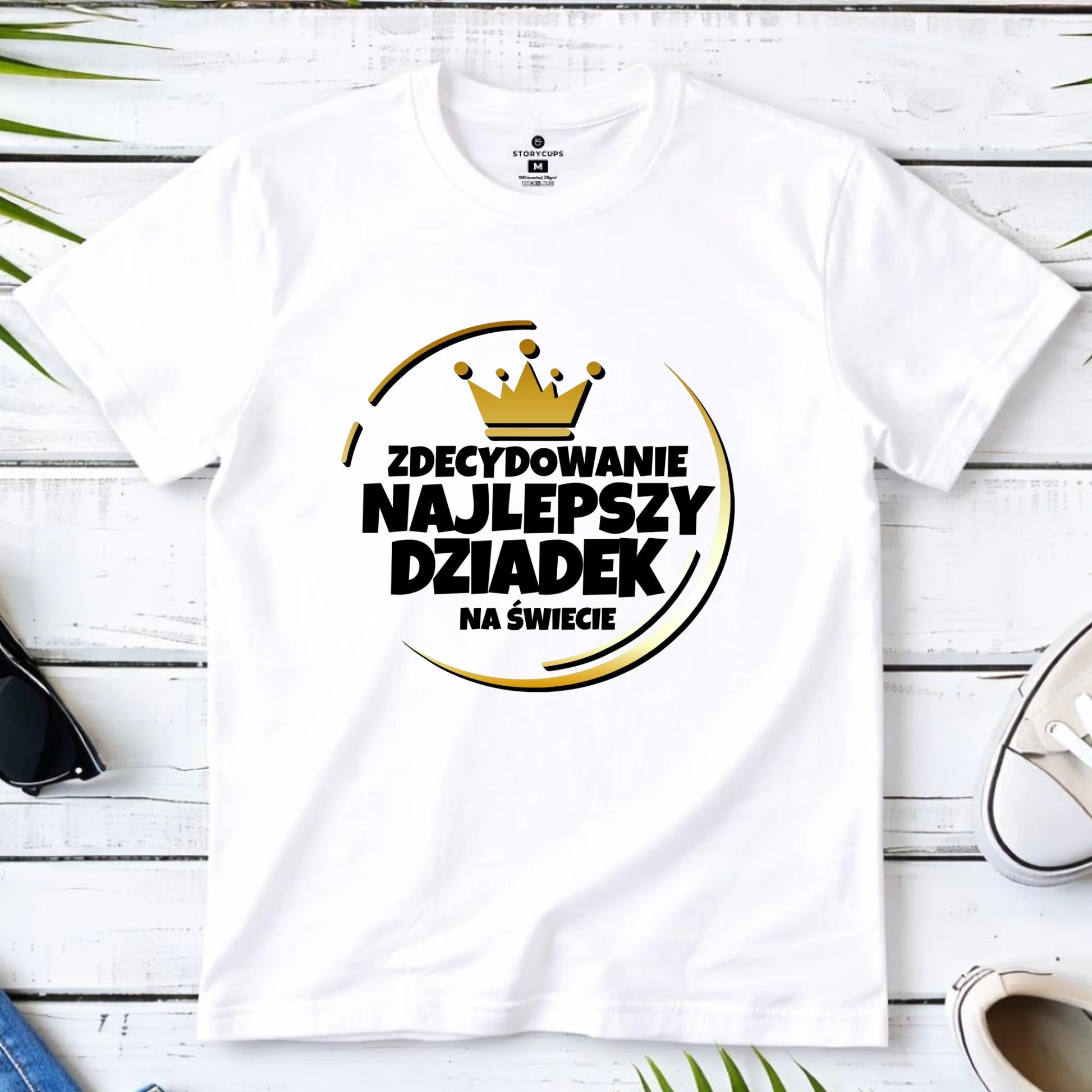 Koszulka dla dziadka - Zdecydowanie najlepszy dziadek D32 - StoryCups.pl