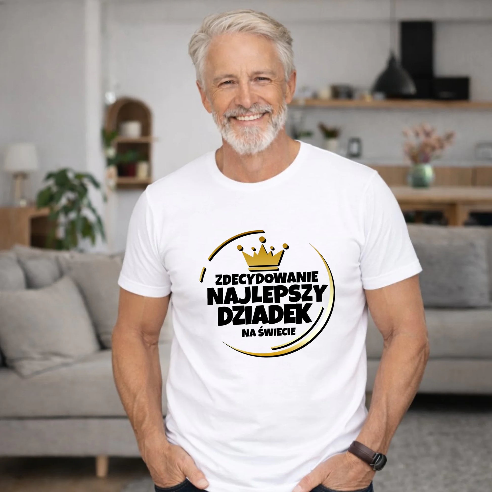 Koszulka dla dziadka - Zdecydowanie najlepszy dziadek D32 - StoryCups.pl
