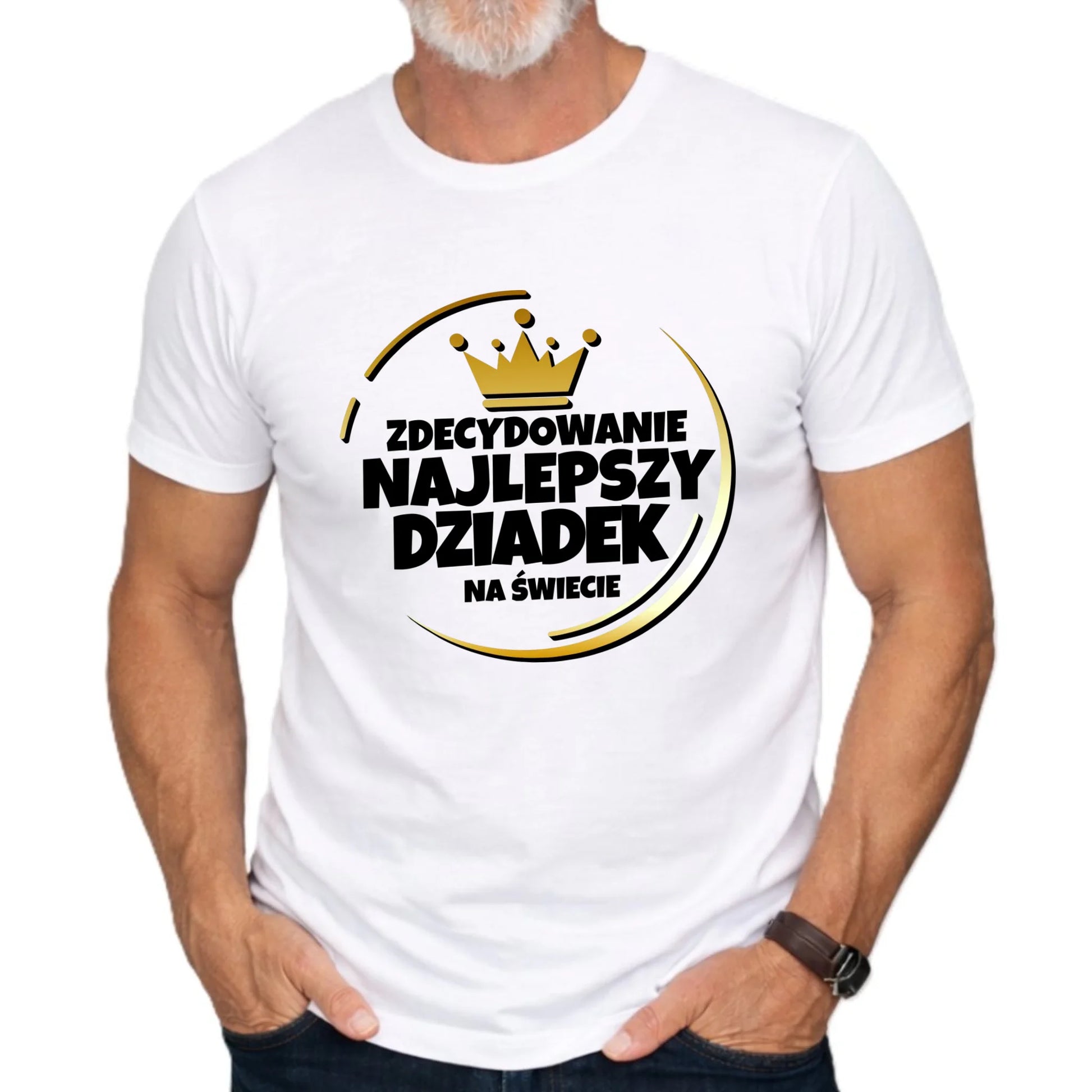 Koszulka dla dziadka - Zdecydowanie najlepszy dziadek D32 - StoryCups.pl