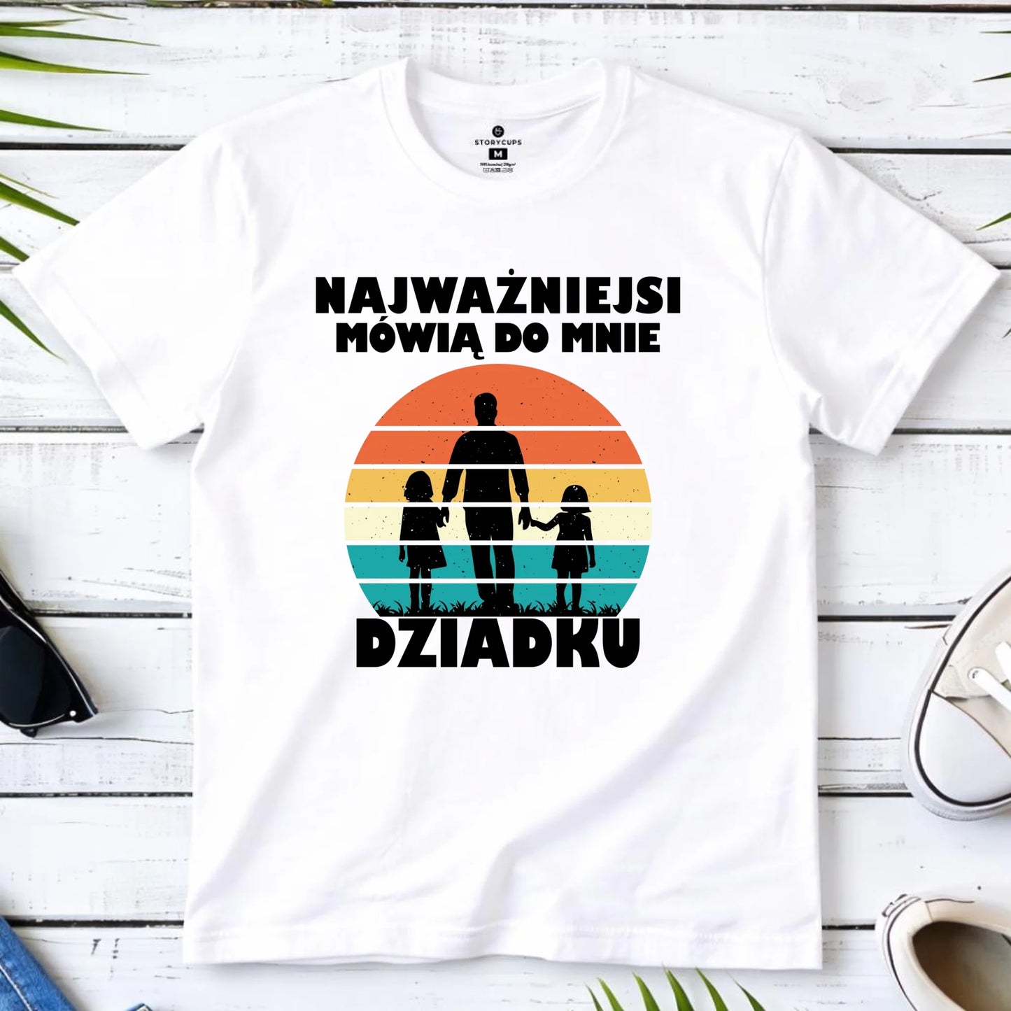 Koszulka dla dziadka - Najważniejsi mówią do mnie dziadku D34 - StoryCups.pl