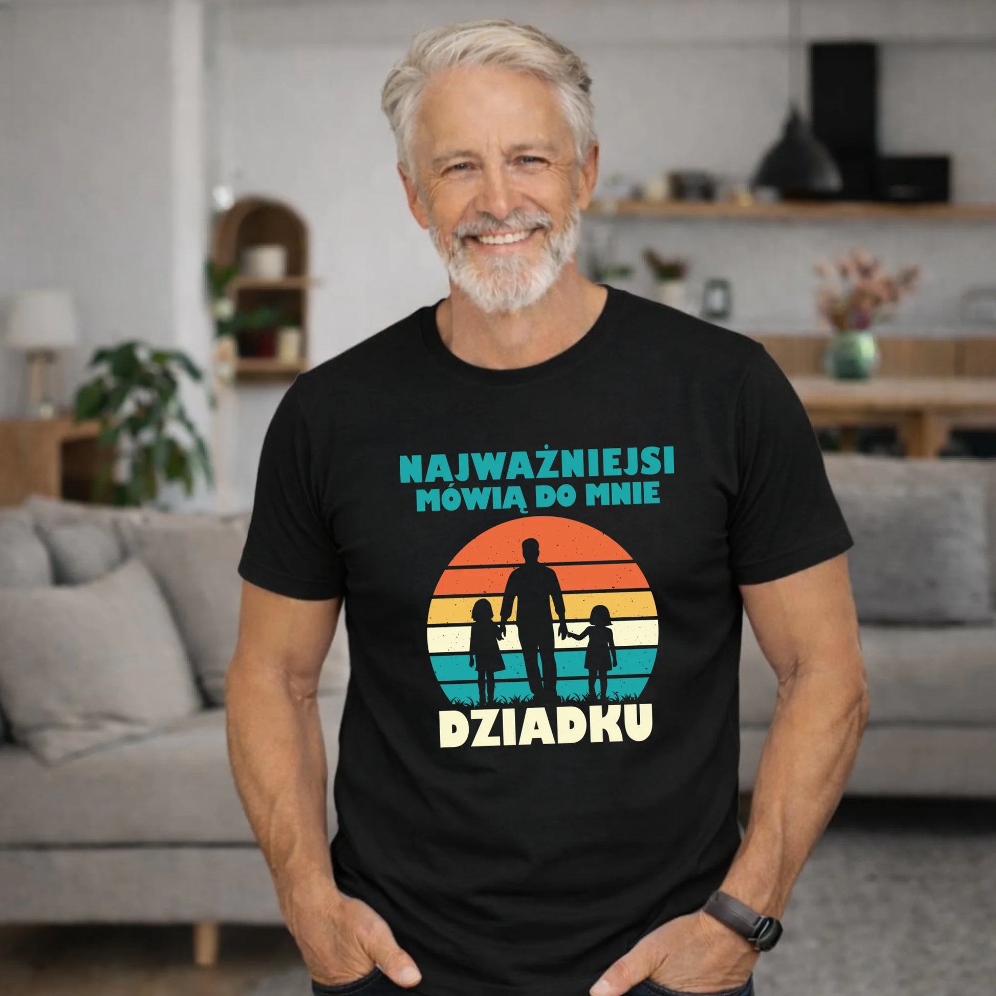 Koszulka dla dziadka - Najważniejsi mówią do mnie dziadku D34 - StoryCups.pl
