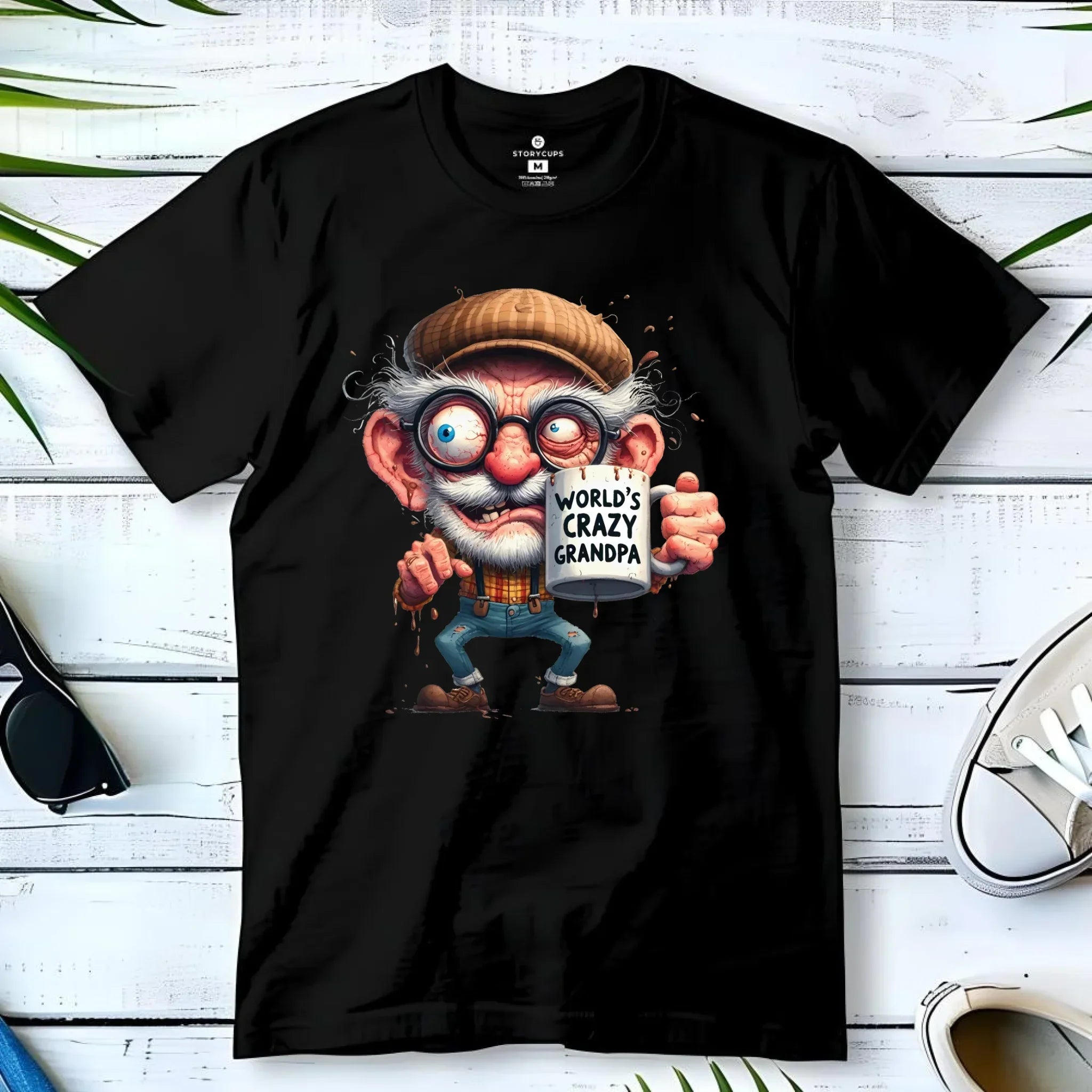 Koszulka dla dziadka - Crazy grandpa D38 - StoryCups.pl