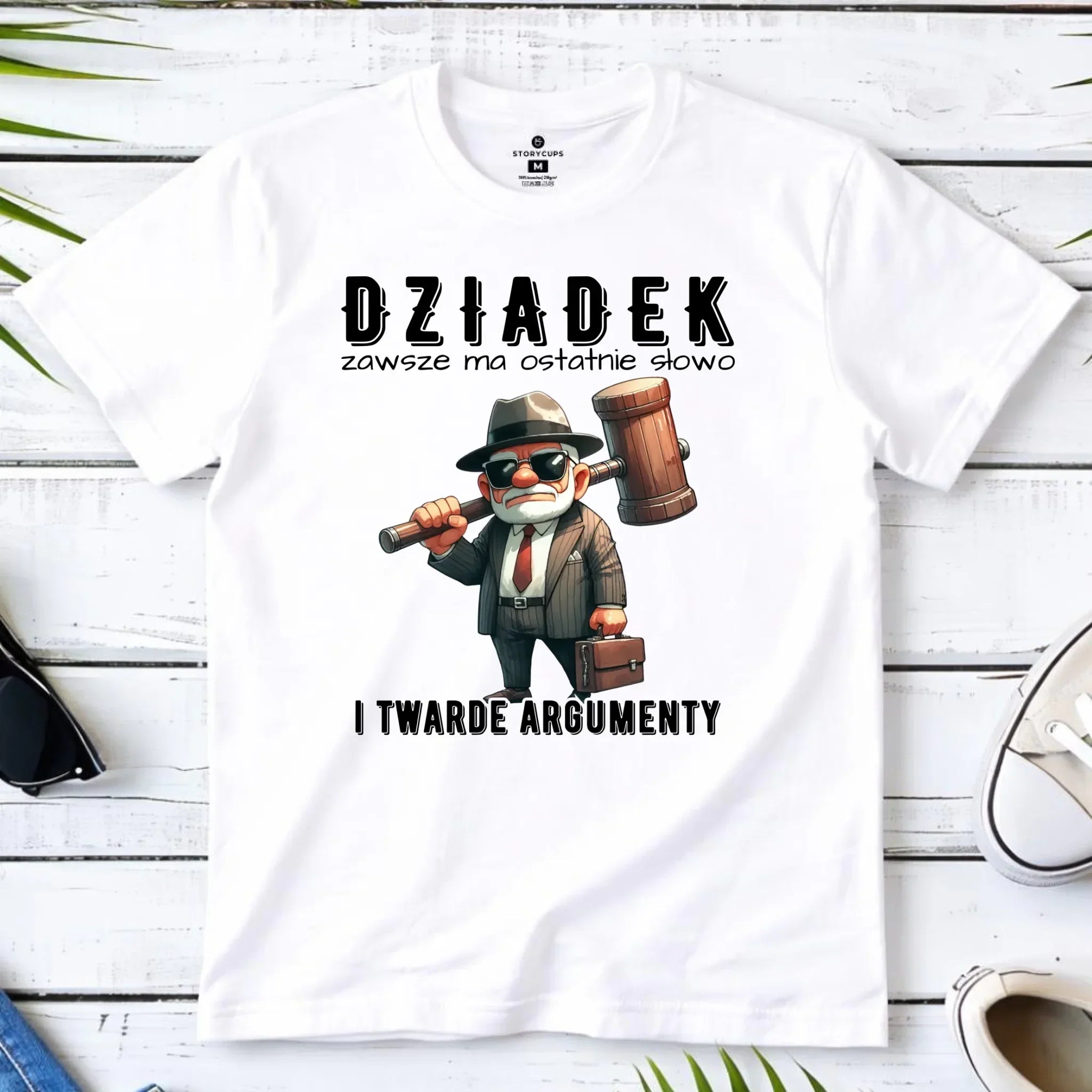 Koszulka dla dziadka - Dziadek zawsze ma ostatnie słowo D40 - StoryCups.pl