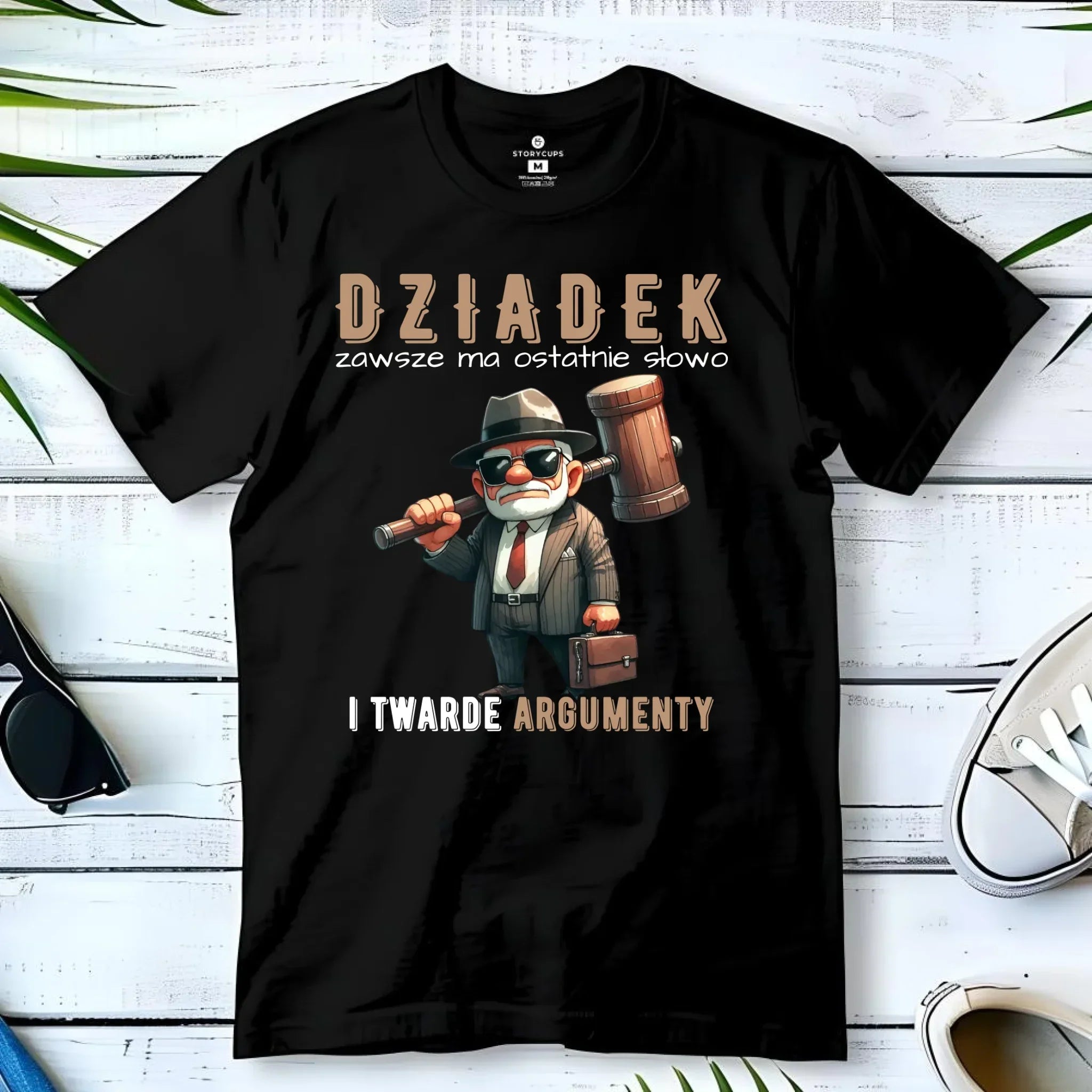 Koszulka dla dziadka - Dziadek zawsze ma ostatnie słowo D40 - StoryCups.pl