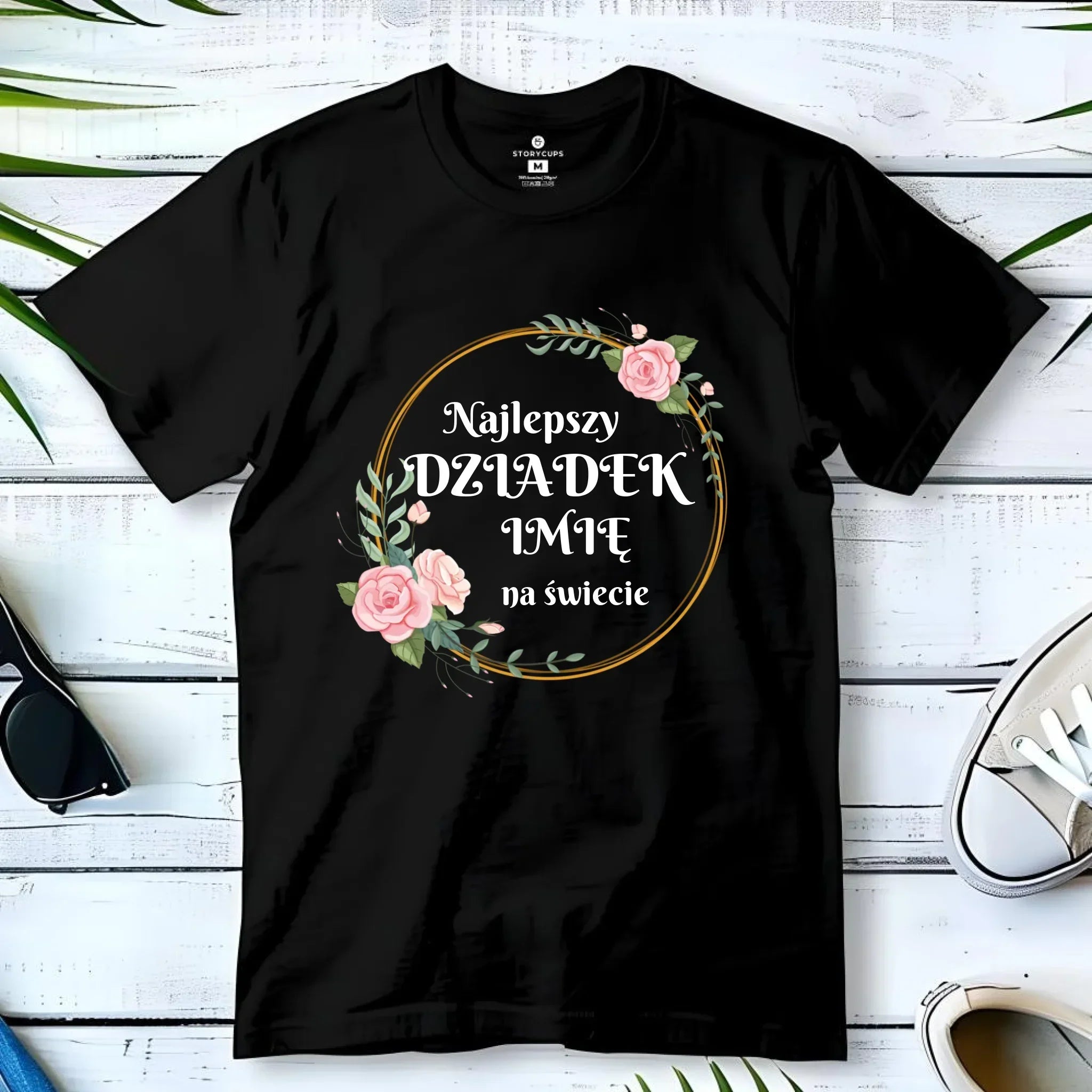 Koszulka dla dziadka - Najlepszy dziadek na Świecie - personalizowana D04 - StoryCups.pl