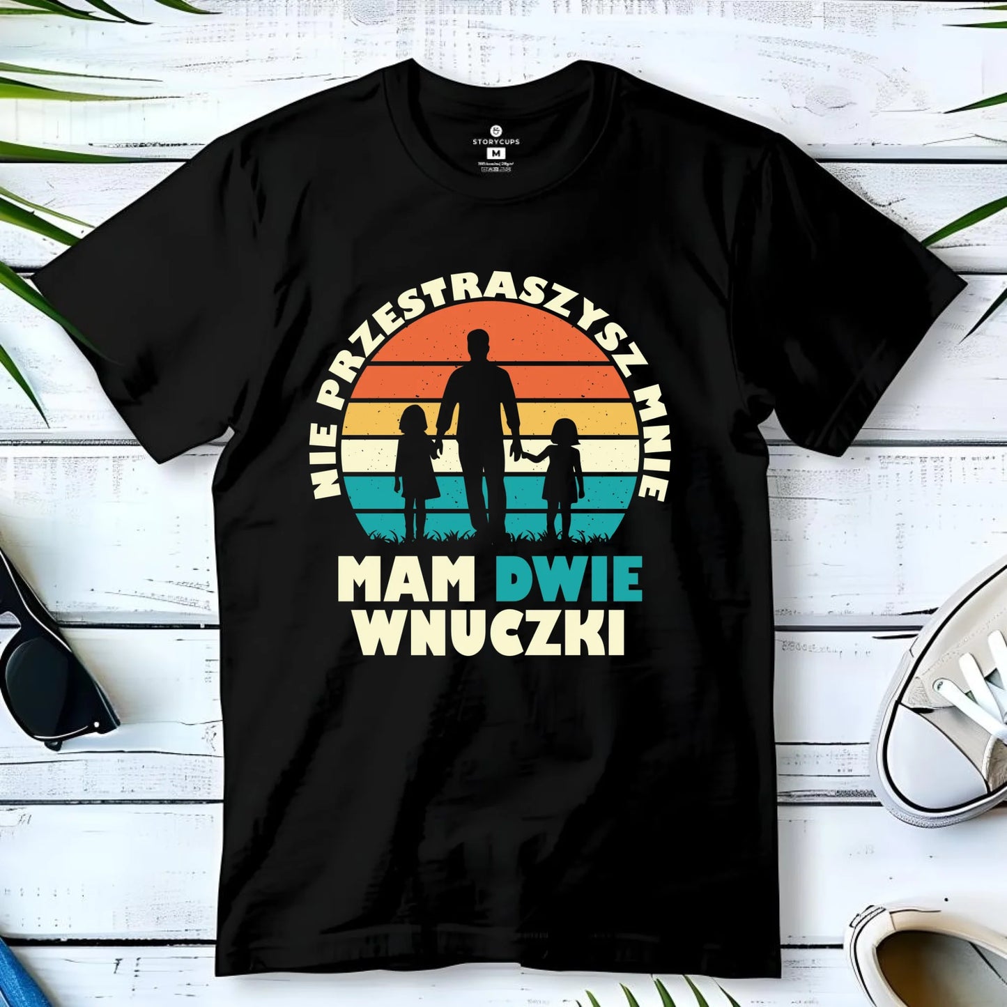 Koszulka dla dziadka - Nie przestraszysz mnie mam dwie wnuczki D41 - StoryCups.pl