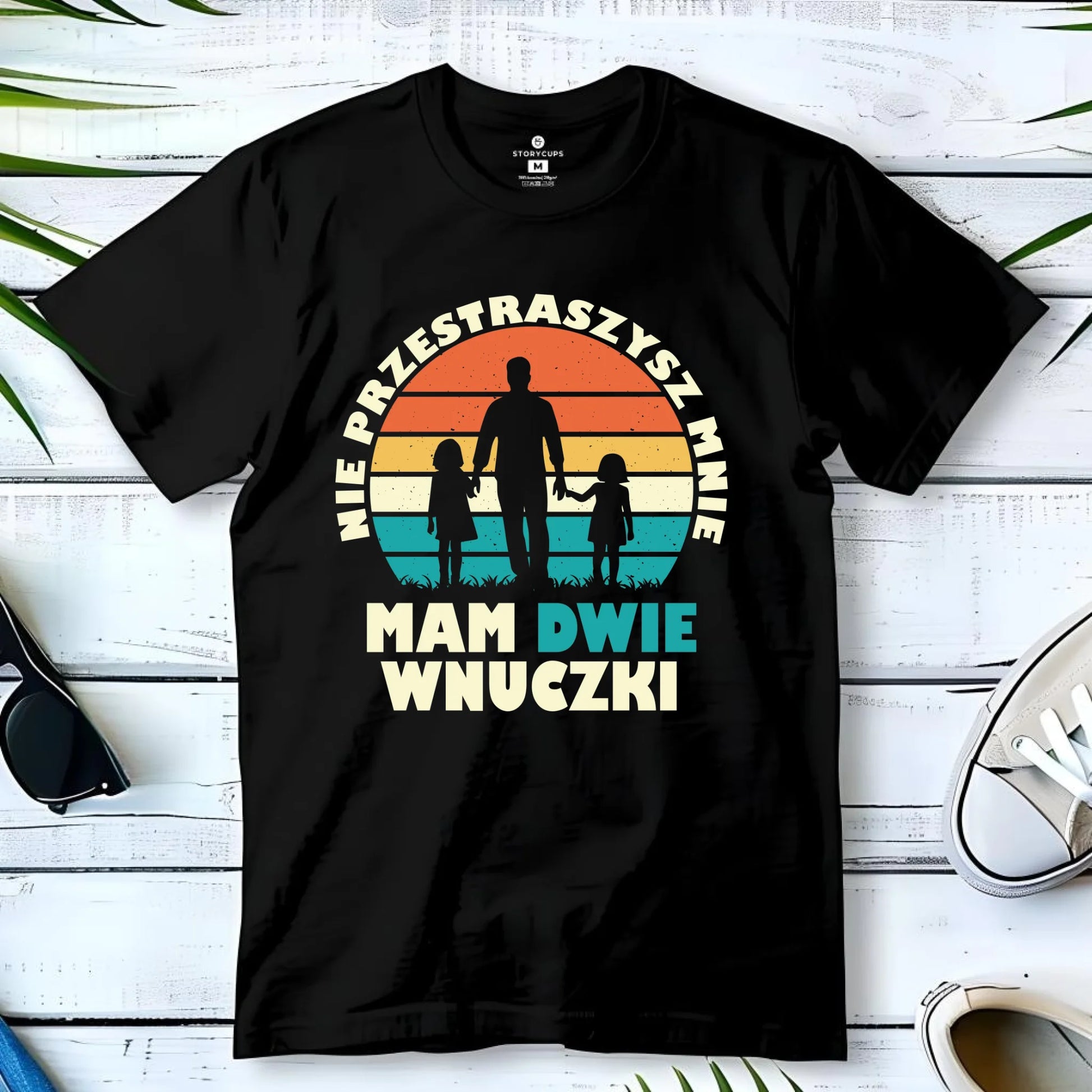 Koszulka dla dziadka - Nie przestraszysz mnie mam dwie wnuczki D41 - StoryCups.pl