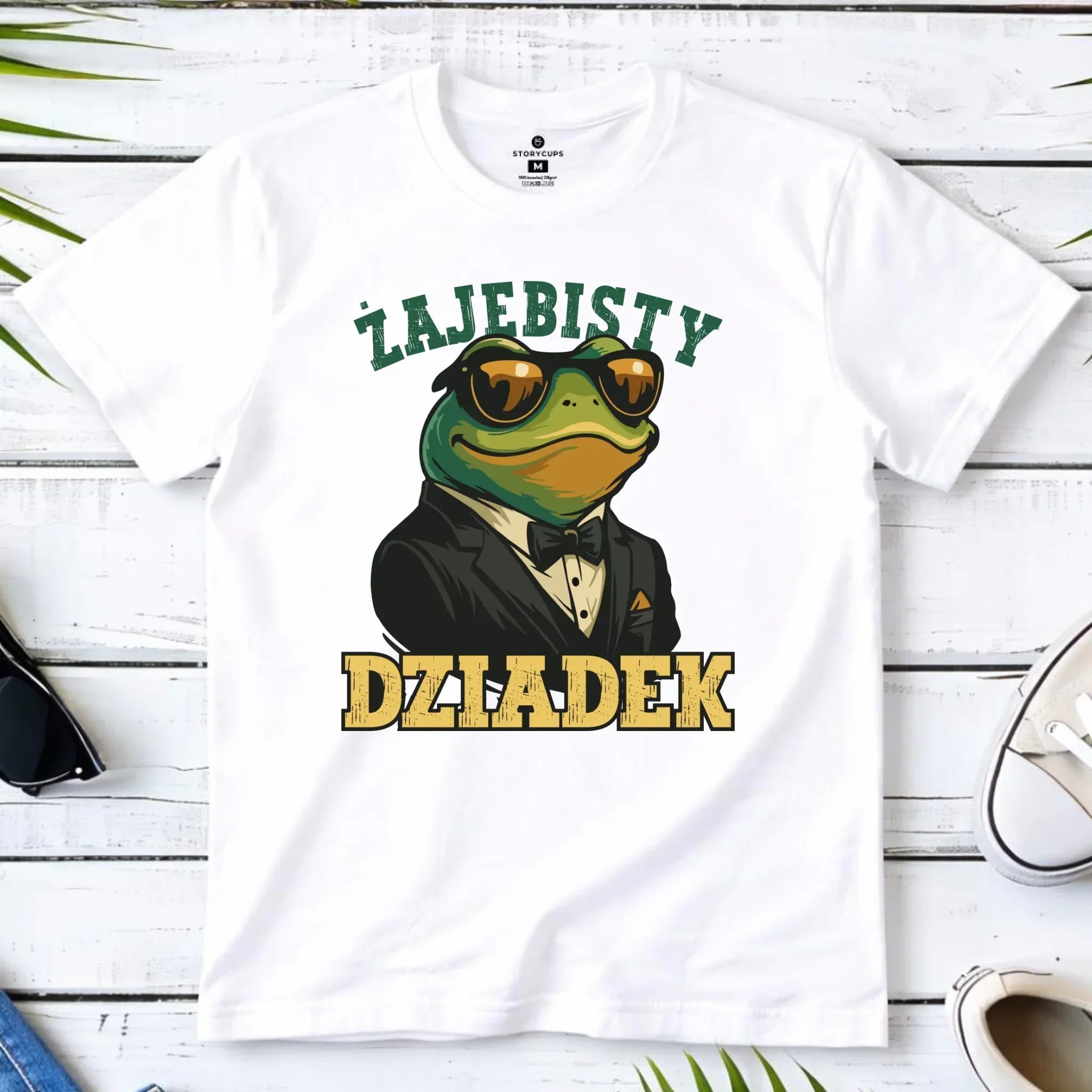 Koszulka dla dziadka - Żajebisty dziadek D42 - StoryCups.pl