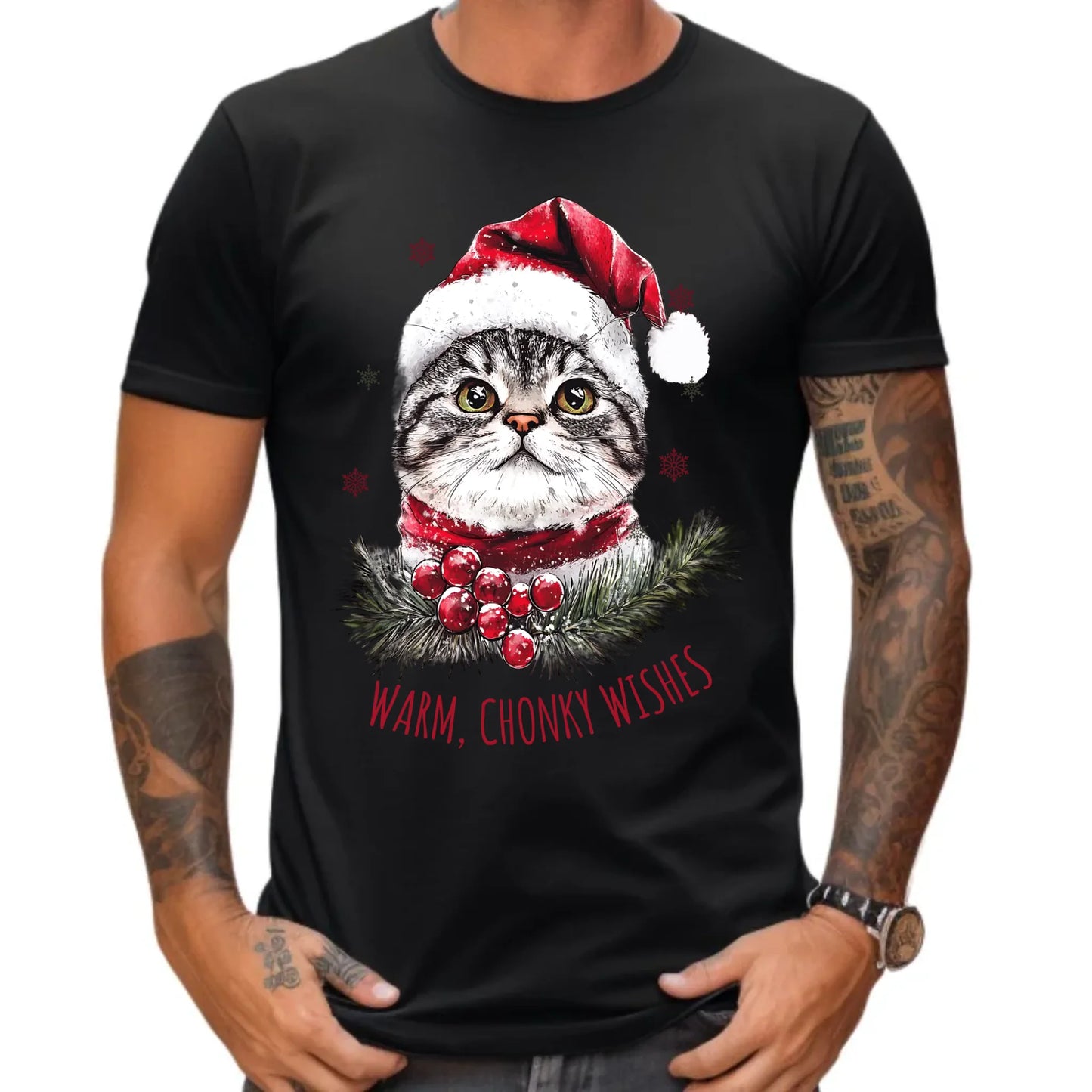 Koszulka męska świąteczna - Warm, Chonky Wishes BN36