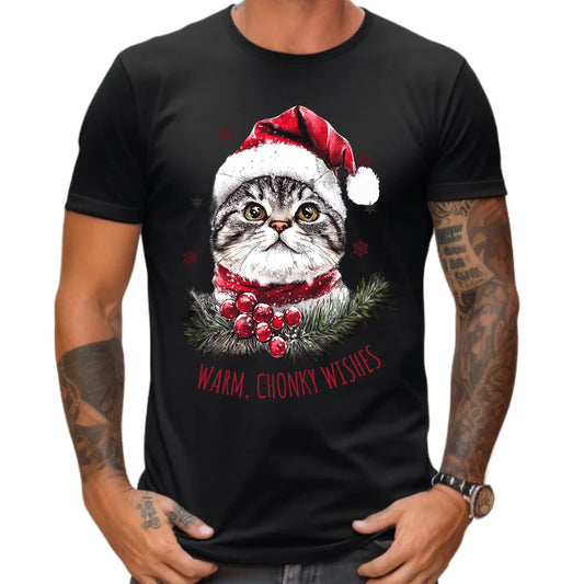 Koszulka męska świąteczna - Warm, Chonky Wishes BN36