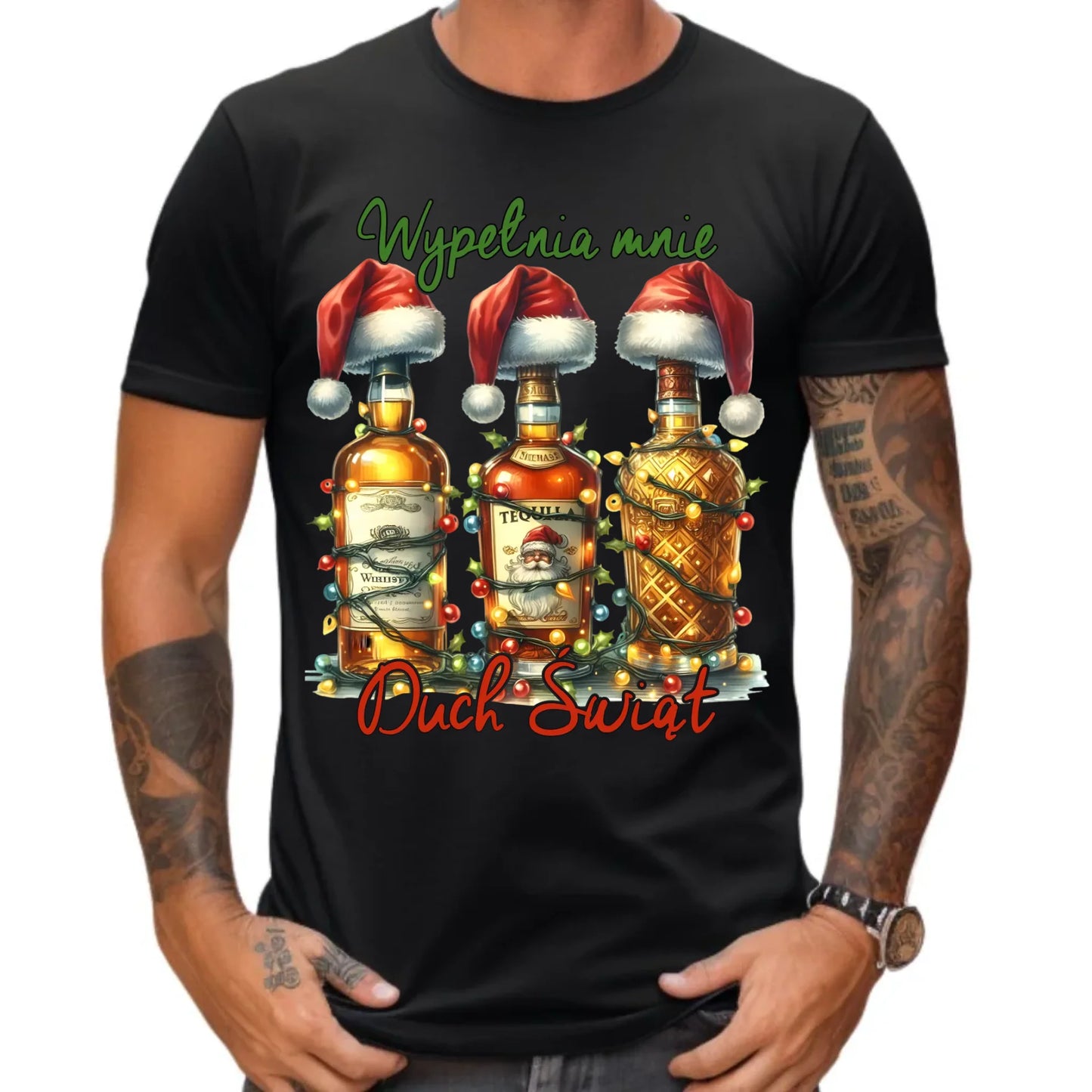 Koszulka męska świąteczna - Wypełnia mnie Duch Świąt BN69