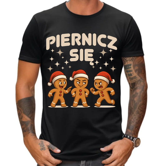 Koszulka męska świąteczna - Piernicz się BN149