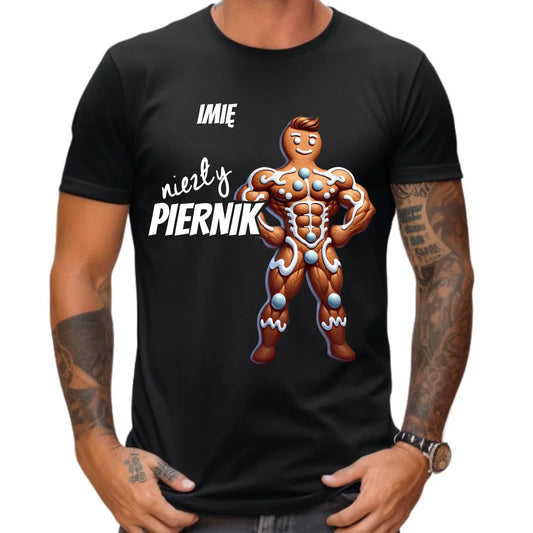 Koszulka męska świąteczna - Niezły piernik - personalizowana BN24