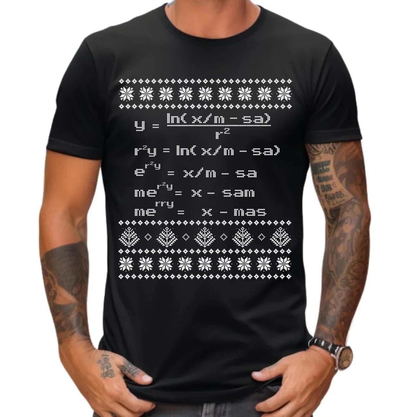 Koszulka męska świąteczna - Zadanie matematyczne BN108