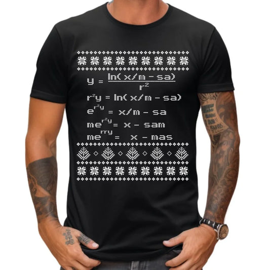 Koszulka męska świąteczna - Zadanie matematyczne BN108