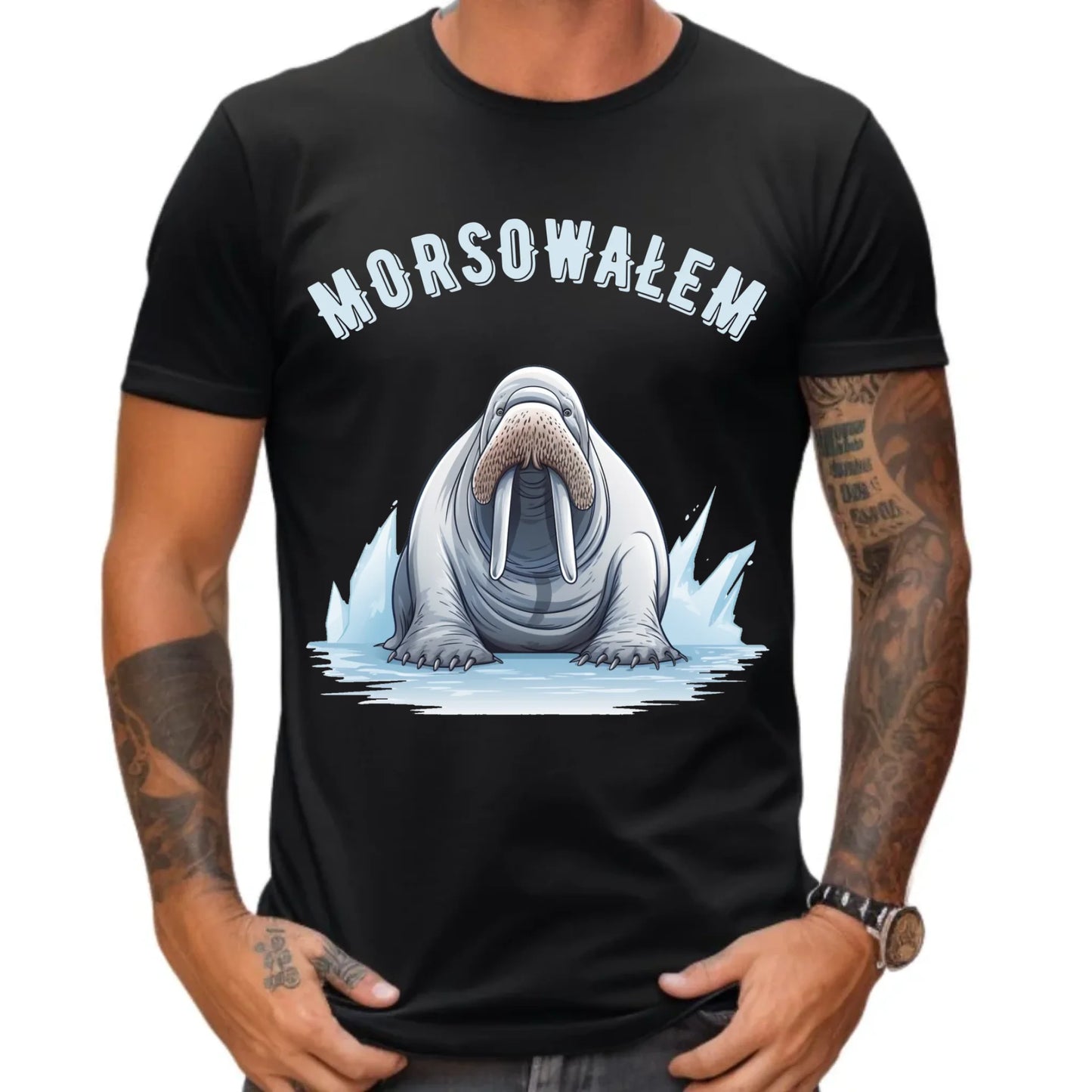 Koszulka męska dla morsa - Morsowałem HM01