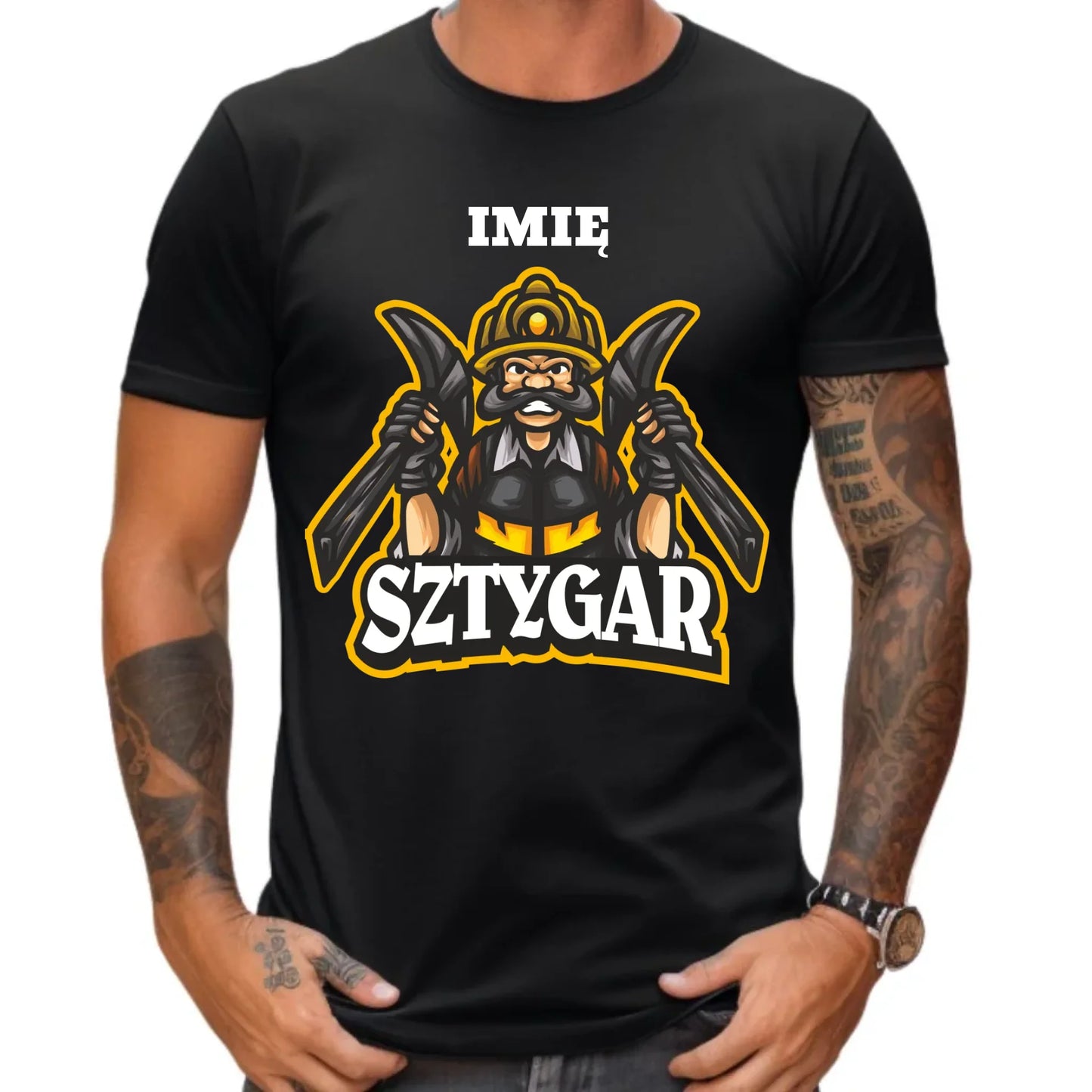 Koszulka męska - prezent dla górnika - Sztygar - personalizowana G15