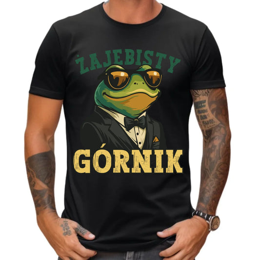 Koszulka męska - prezent dla górnika - Żajebisty górnik G18