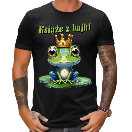 Koszulka męska - Książę z bajki - prezent dla chłopaka męża narzeczonego DCH09 - StoryCups.pl