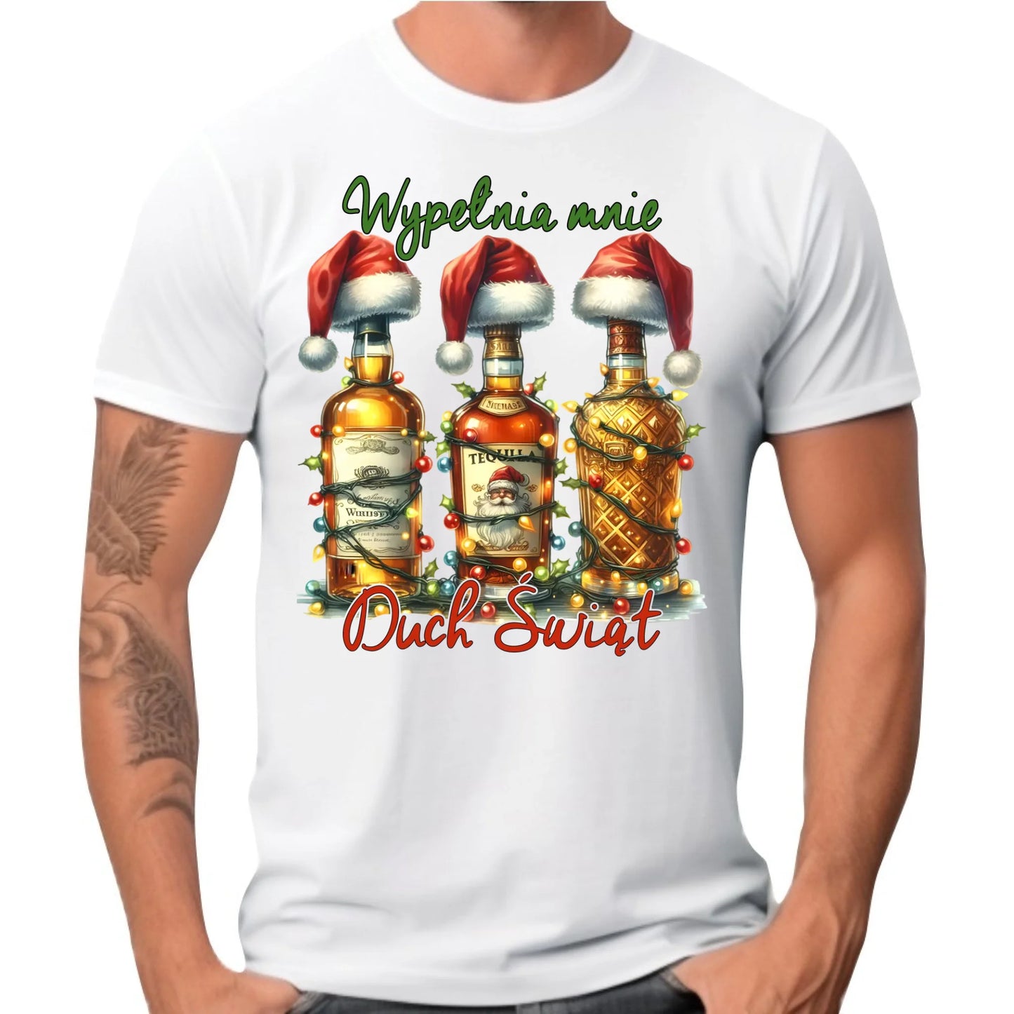 Koszulka męska świąteczna - Wypełnia mnie Duch Świąt BN69