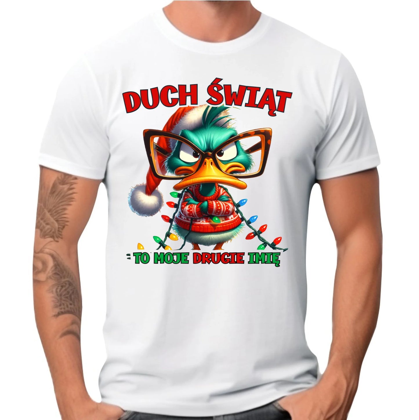 Koszulka męska świąteczna - Duch Świąt to moje drugie imię BN76