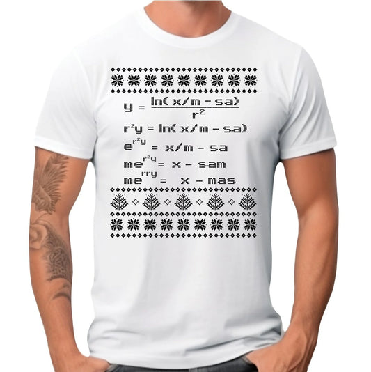 Koszulka męska świąteczna - Zadanie matematyczne BN108