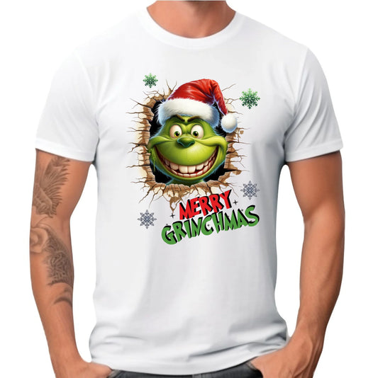 Koszulka męska świąteczna - Grinch - Merry Grinchmas BN113