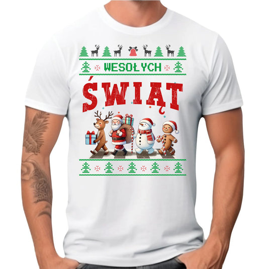 Koszulka męska świąteczna - Wesołych Świąt BN06