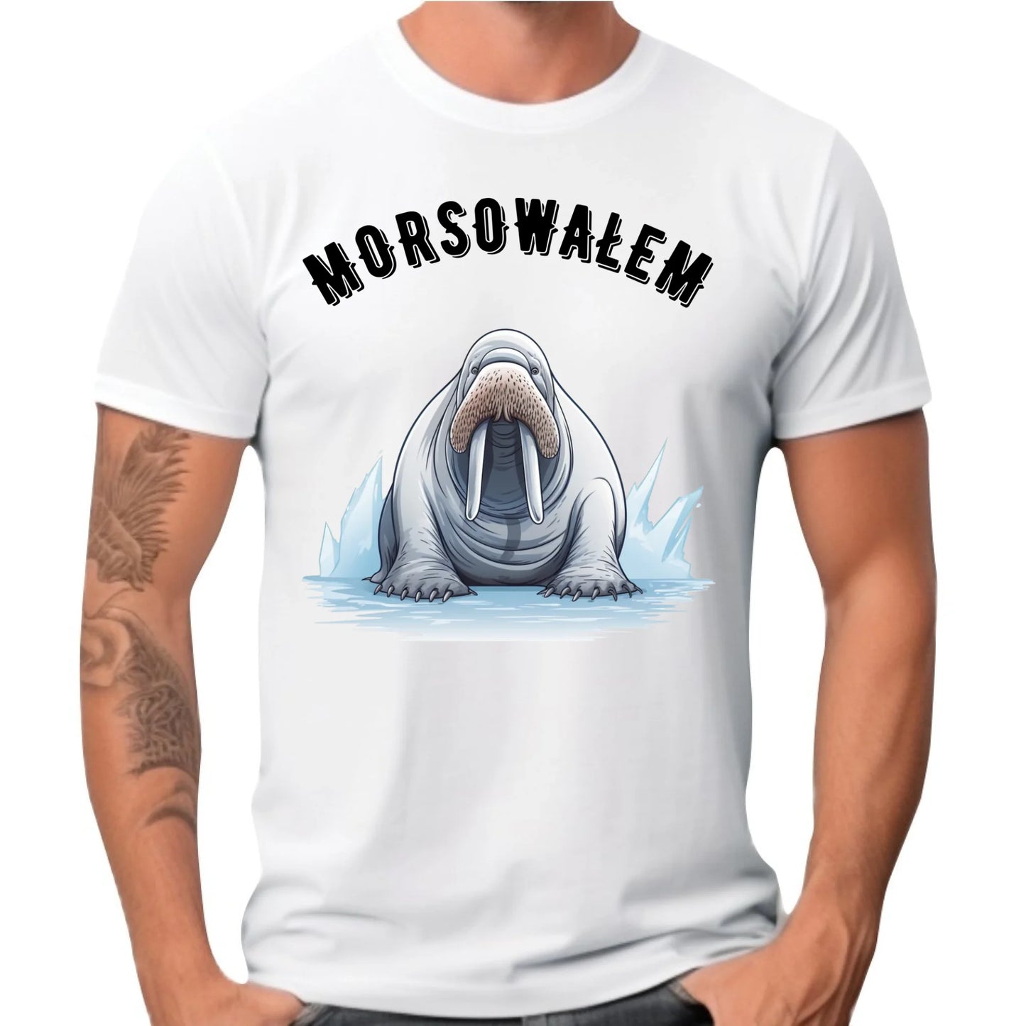 Koszulka męska dla morsa - Morsowałem HM01