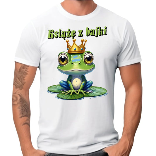 Koszulka męska - Książę z bajki - prezent dla chłopaka męża narzeczonego DCH09 - StoryCups.pl